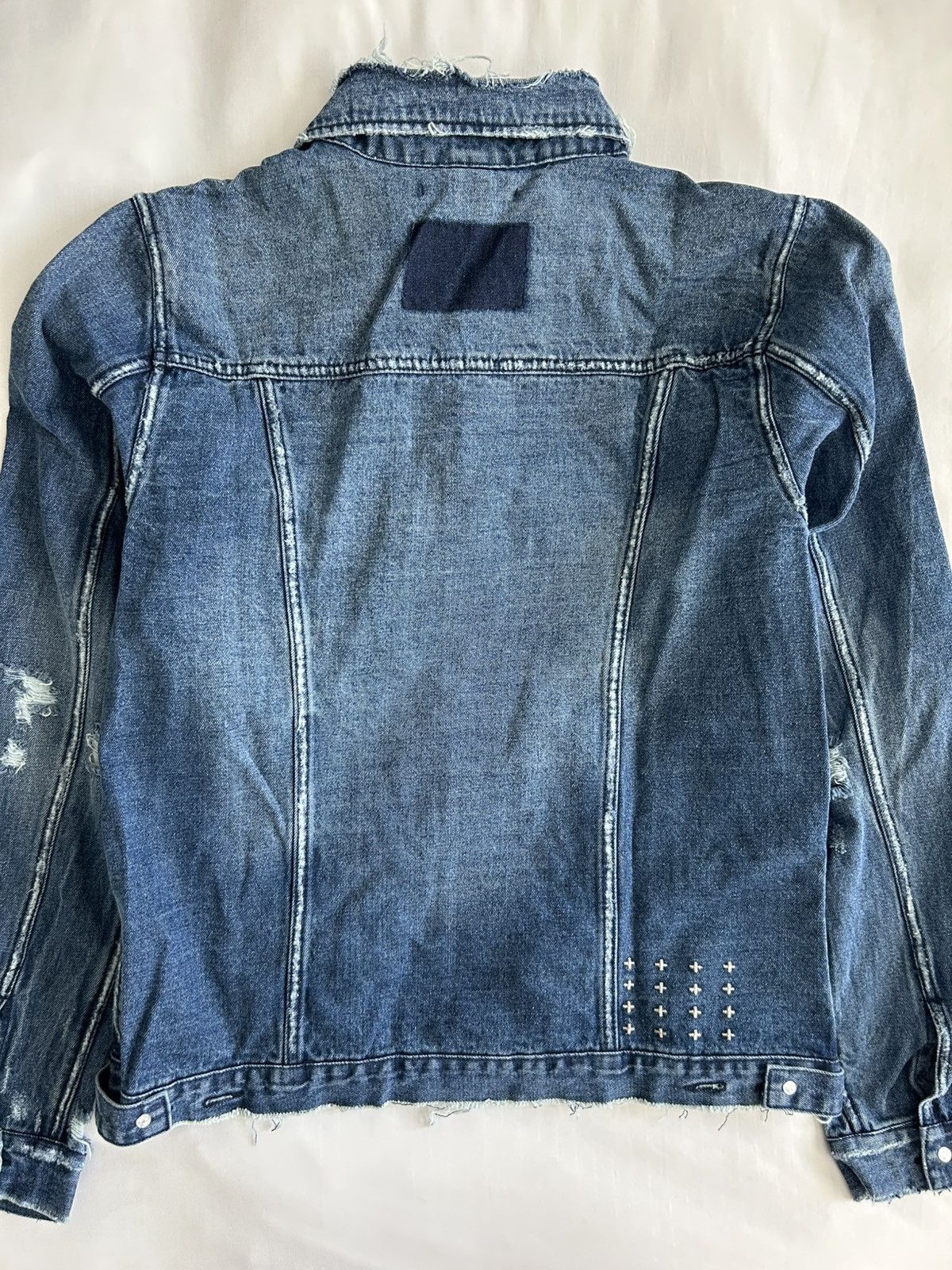 Ksubi Ksubi Distressed Classic Denim Jacket Size US XL / EU 56 / 4 - 9 Thumbnail