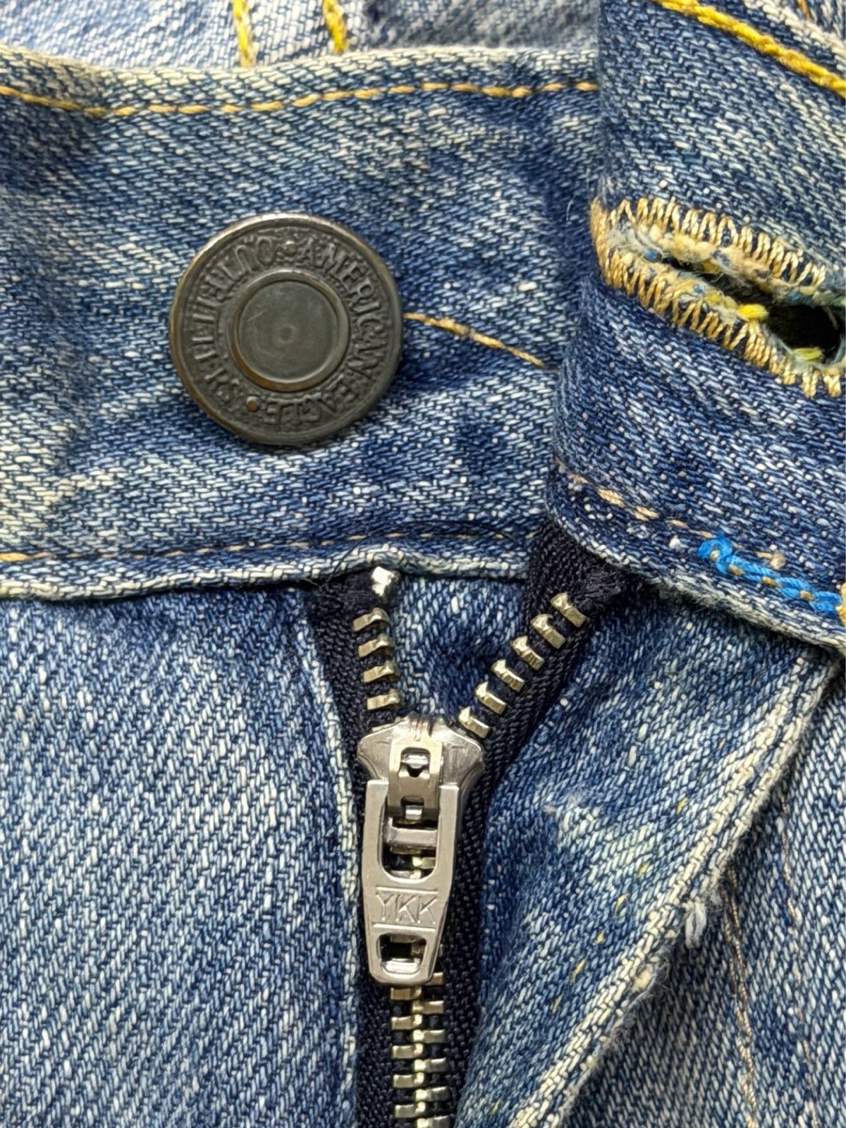 American Eagle Outfitters Vintage American Eagle Denim Jeans Y2K Vintage Faded Wash 33 Size US 33 - 8 Thumbnail