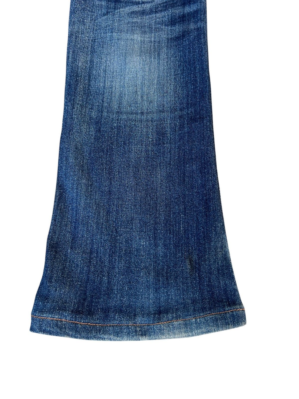 Nicole Club Distressed Mud Stretch Denim Nicole Hideaways Bootcut Jeans Size US 31 - 17 Thumbnail