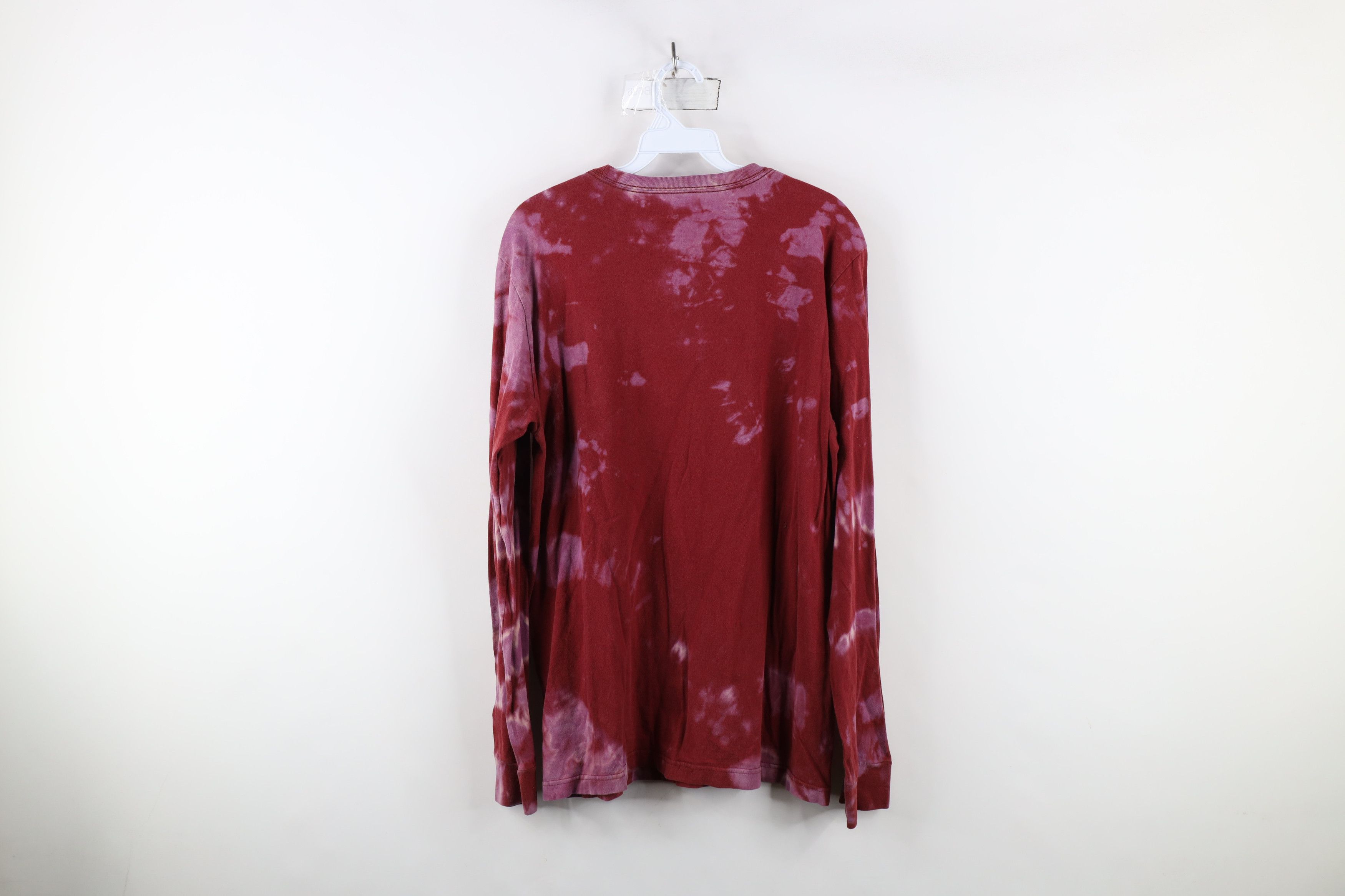 Nike × Vintage Vintage Y2K Nike Mini Swoosh Acid Wash Long Sleeve T-Shirt Size US M / EU 48-50 / 2 - 10 Thumbnail