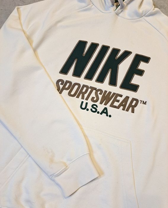 Nike Vintage Nike Sportswear USA Hoodie Big Logo Spellout Grailed