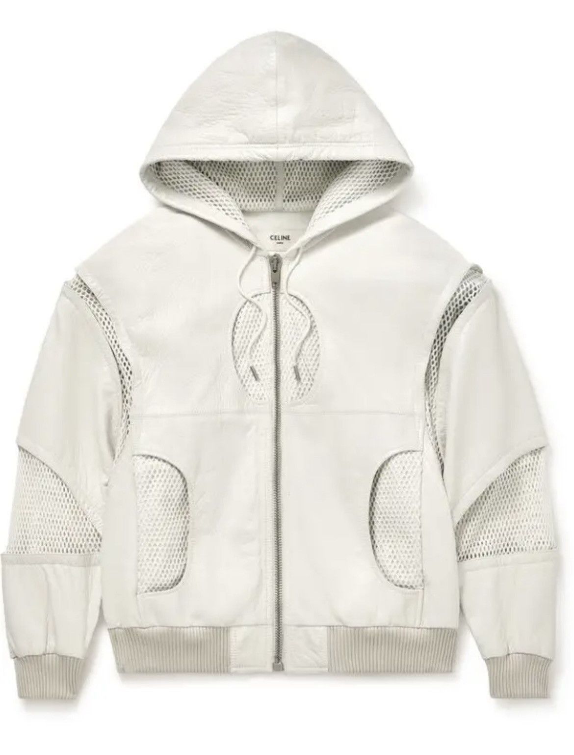 Celine Jacket with mesh inserts in soft lambskin Size US XXL / EU 58 / 5 - 1 Thumbnail