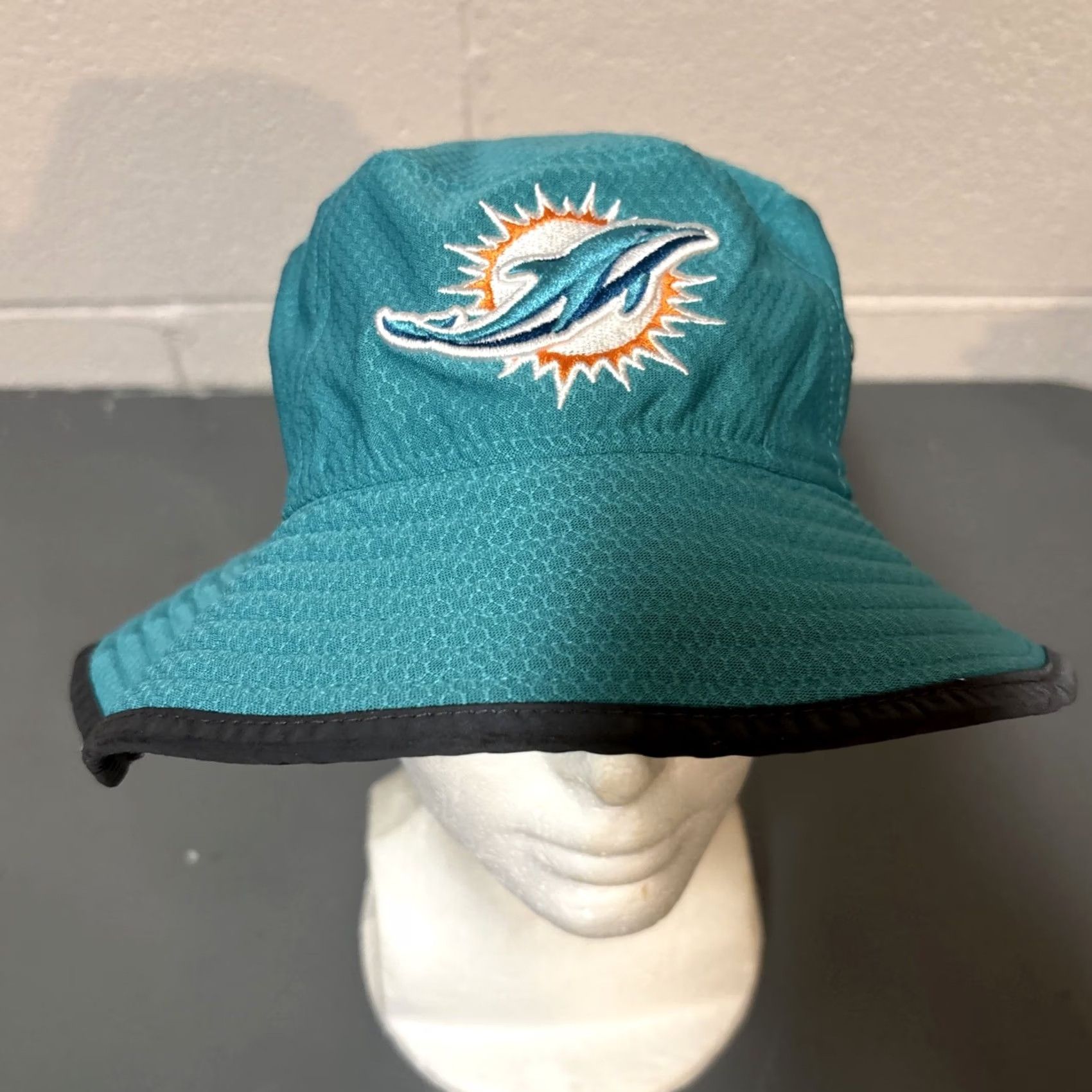 New Era New Era Miami Dolphins Bucket Hat Teal and Black OSFM Size ONE SIZE - 3 Thumbnail