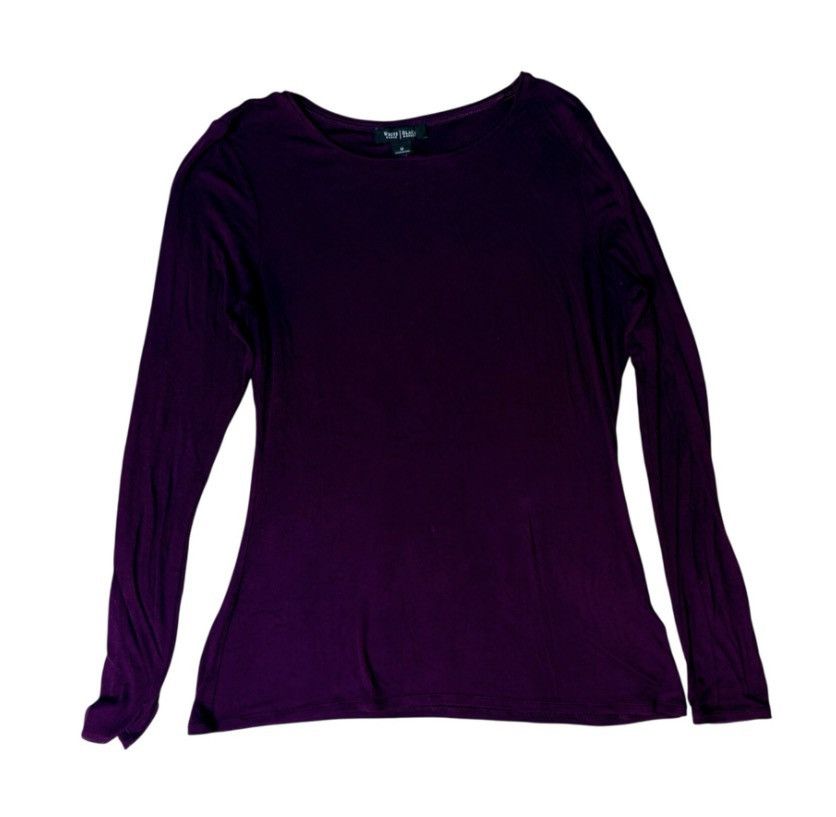 White House Black Market White House Black Market Long Sleeve Scoop Neck Top – Size M Size M / US 6-8 / IT 42-44 - 1 Thumbnail