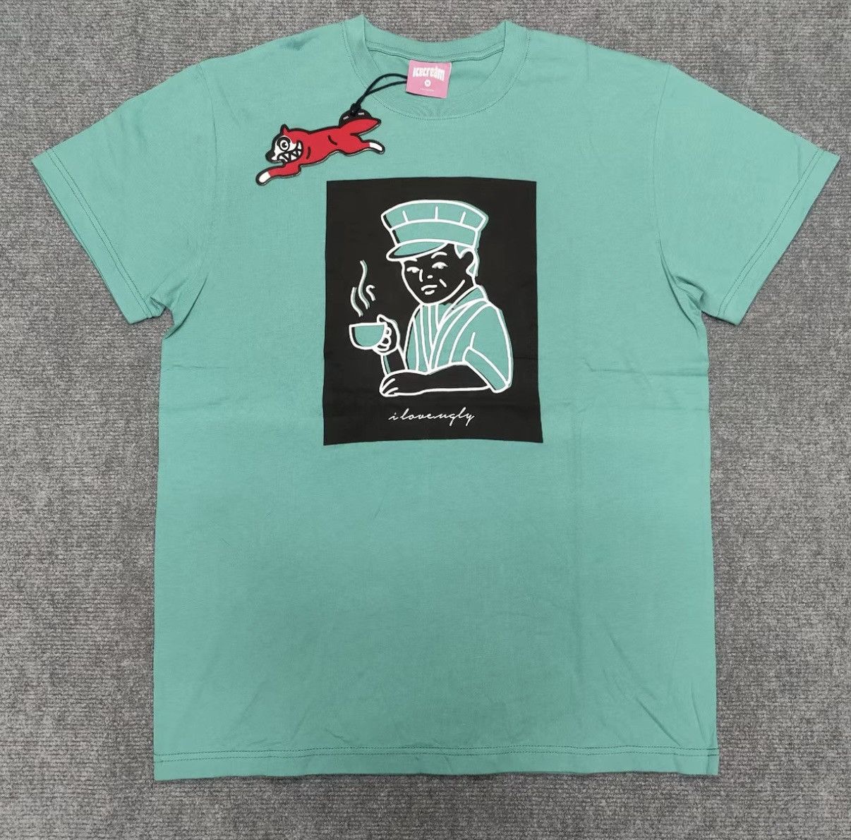 Billionaire Boys Club Lake Green Coffee Portrait Graphic Short Sleeve T-Shirt Size US M / EU 48-50 / 2 - 1 Thumbnail