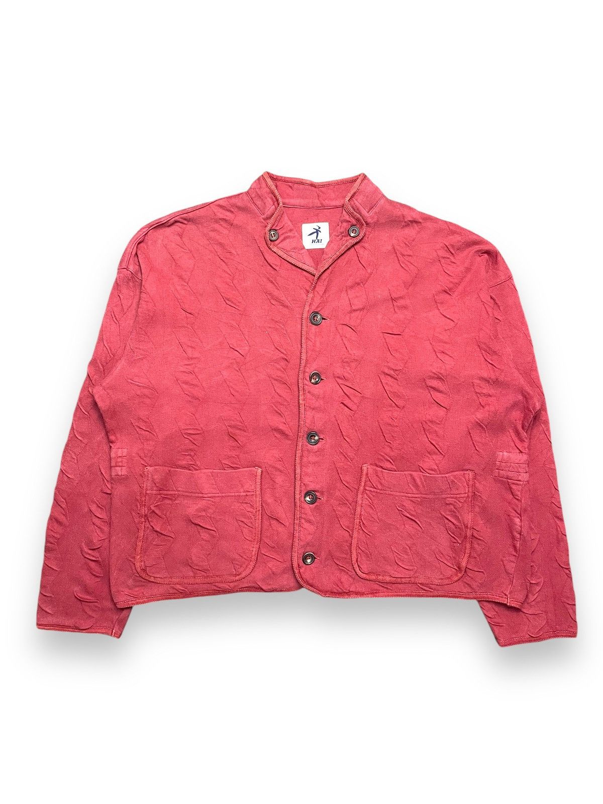 Vintage Hai Sporting Gear Burgundy Cardigan