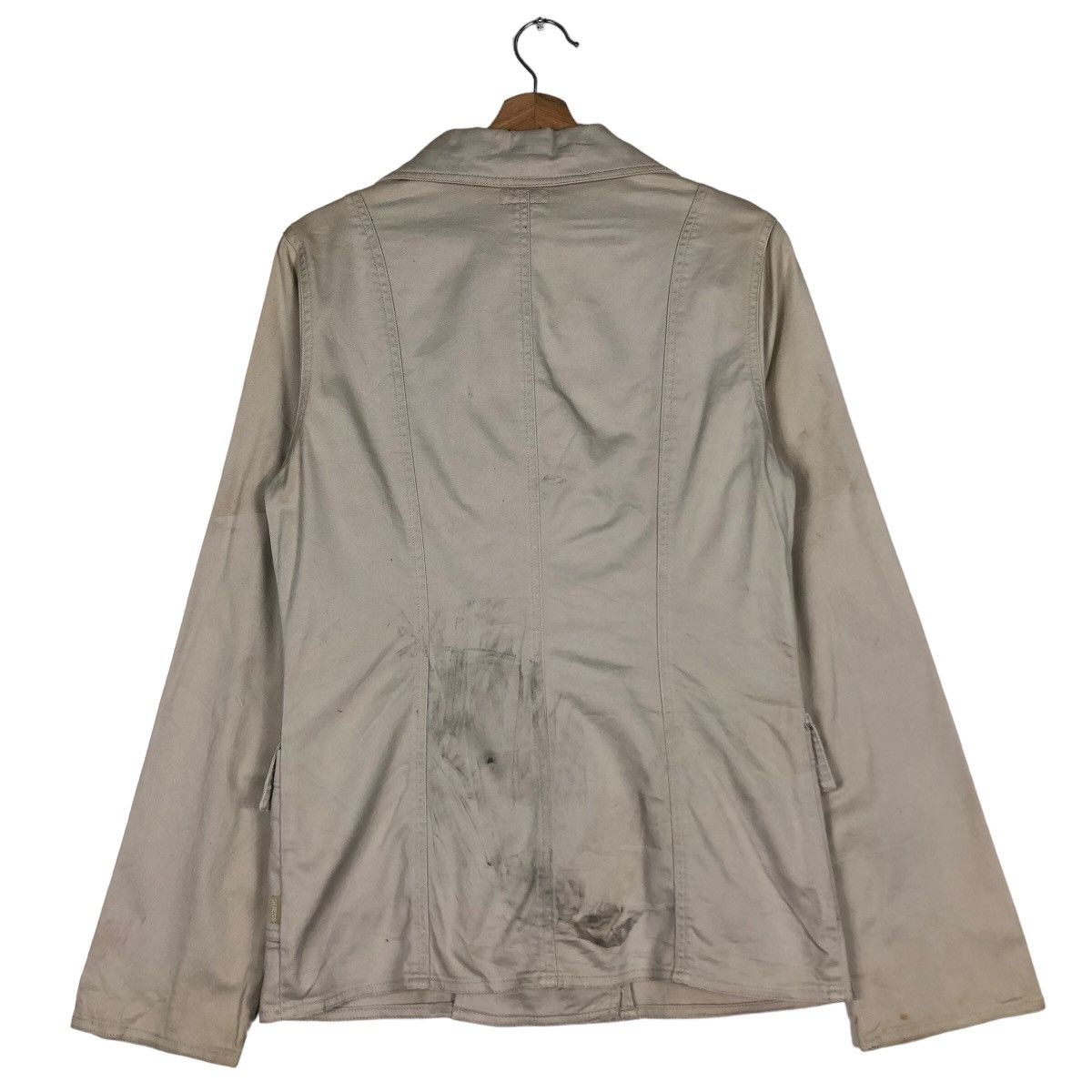 Guess 🔥Vtg Guess Chore Jacket Double Breast Biker Bondage Size US M / EU 48-50 / 2 - 8 Thumbnail