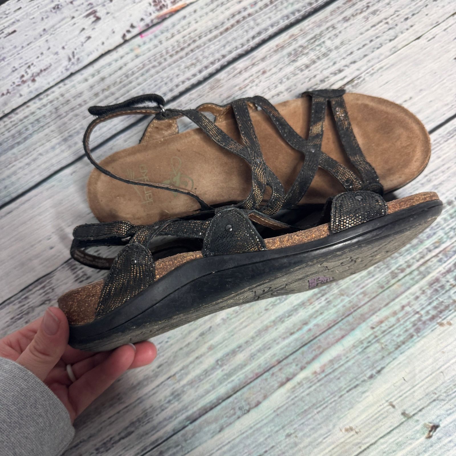 Dansko Dansko Women's Jovie Sandal Hook & Loop Strappy Comfort 7 Size US 7 / IT 37 - 4 Thumbnail