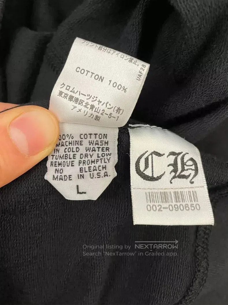 Chrome Hearts Vintage Chrome Hearts Black Zip-Up Hoodie. Size US L / EU 52-54 / 3 - 5 Thumbnail