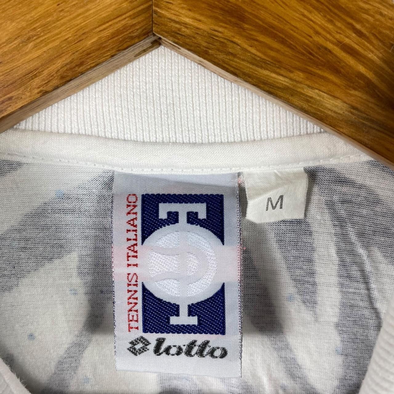 Lotto Sport Vintage LOTTO TENNIS ITALIANO Artwork Polo Tee Shirt Top Size US M / EU 48-50 / 2 - 6 Thumbnail