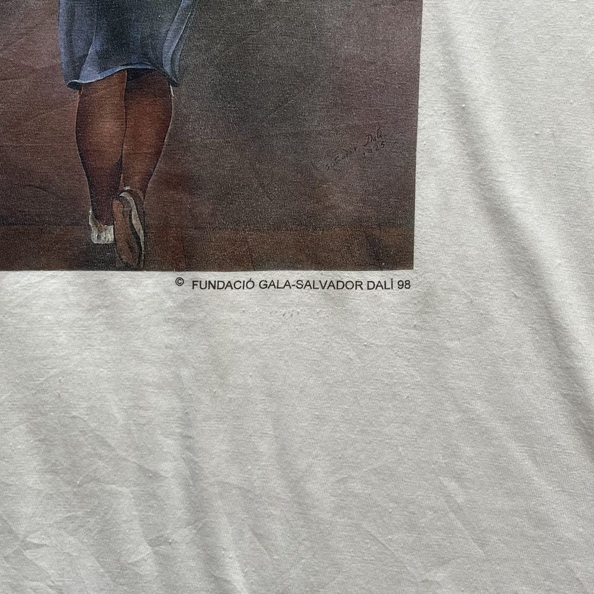 Vintage 1998 Vintage Salvador Dalí Printed T-Shirt Size US L / EU 52-54 / 3 - 3 Thumbnail