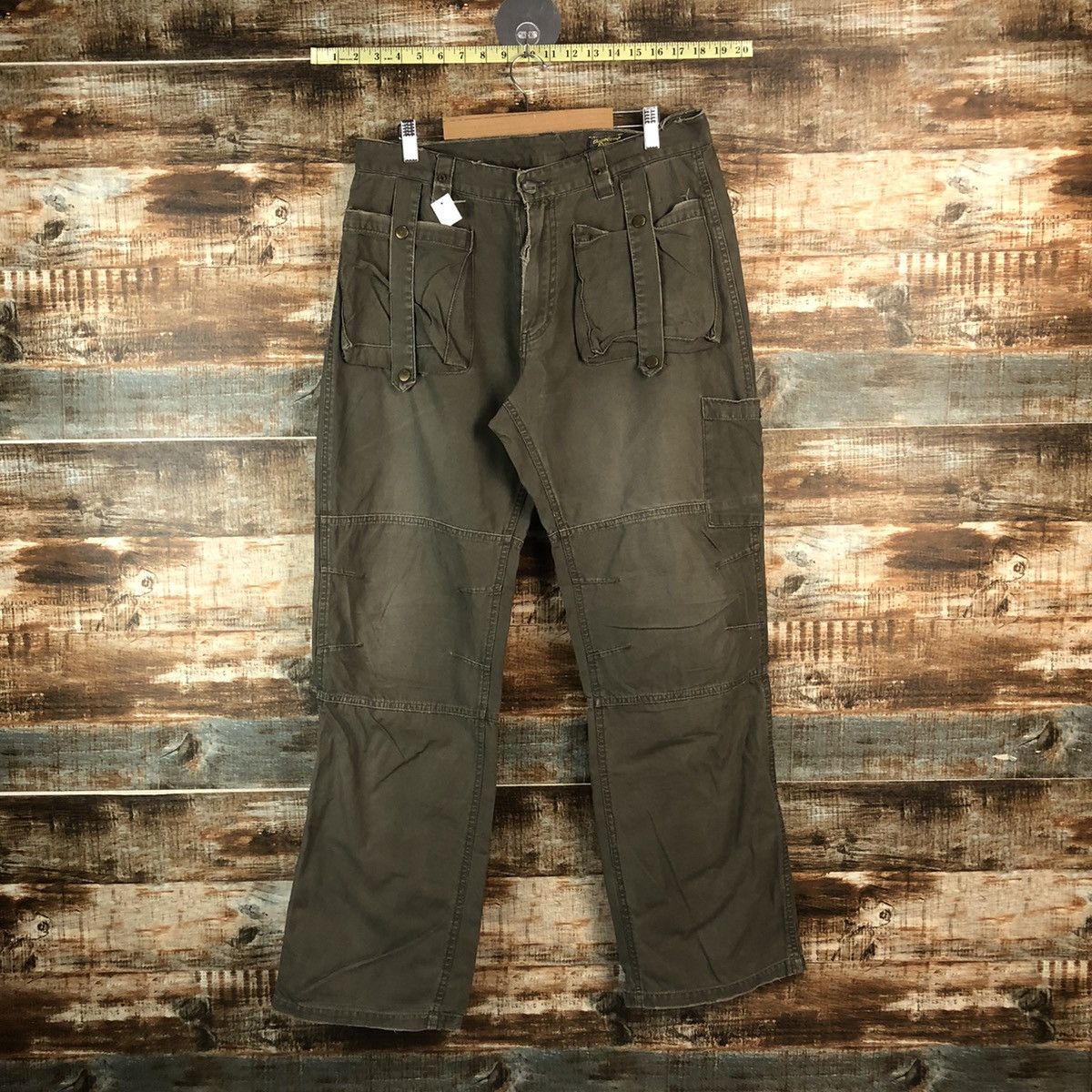 Japanese Brand × Oshkosh DL Oshkosh Green Cargo Multipocket Pants #C670 Size US 30 / EU 46 - 1 Thumbnail