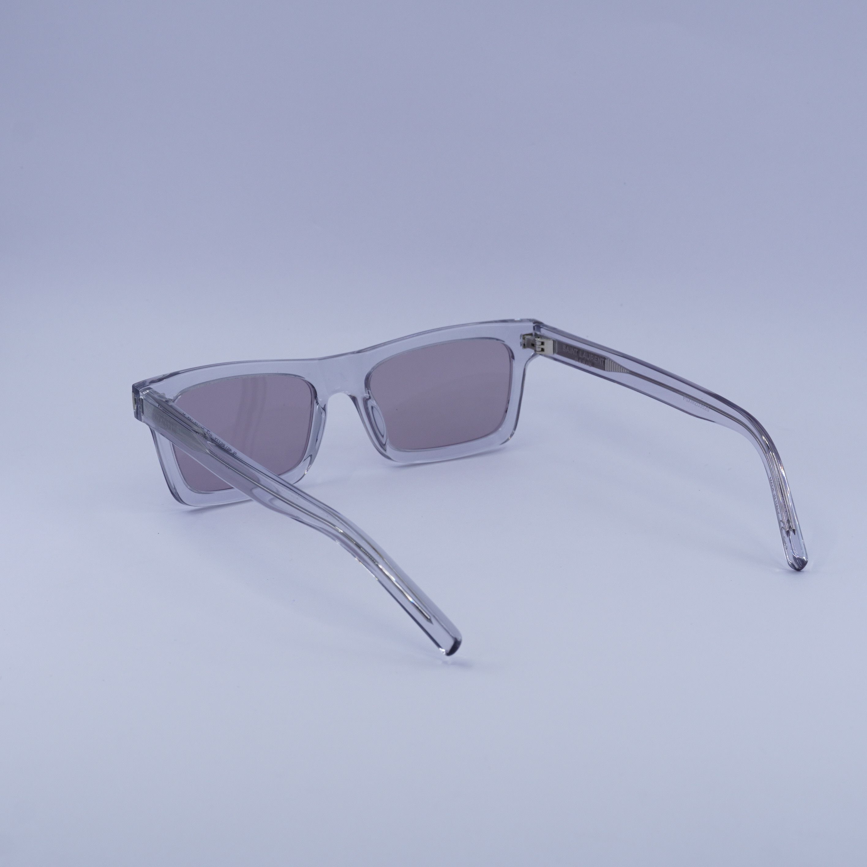 Saint Laurent Paris Saint Laurent SL461 BETTY 013 Sunglasses Grey Rectangle Size ONE SIZE - 9 Thumbnail