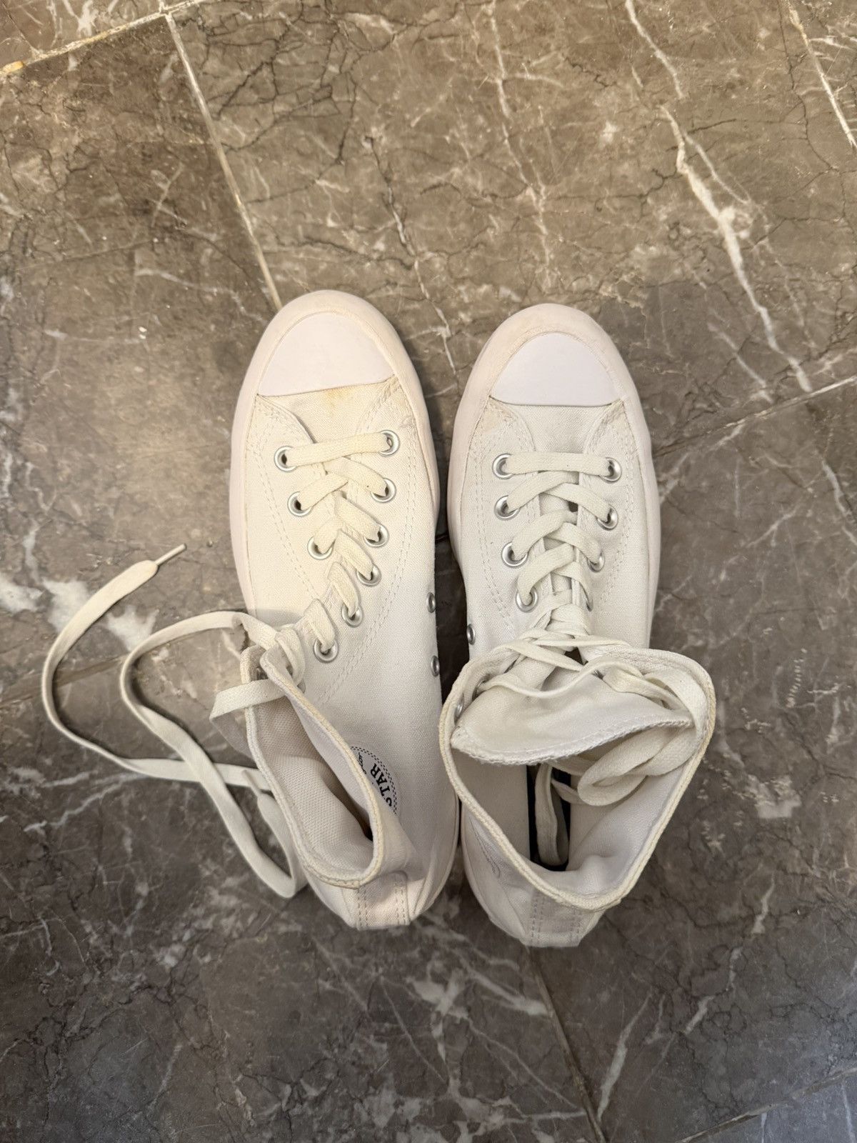 Converse Converse Chuck Taylor All Star Lift Lug Hi (White) Size US 8.5 / IT 38.5 - 1 Thumbnail