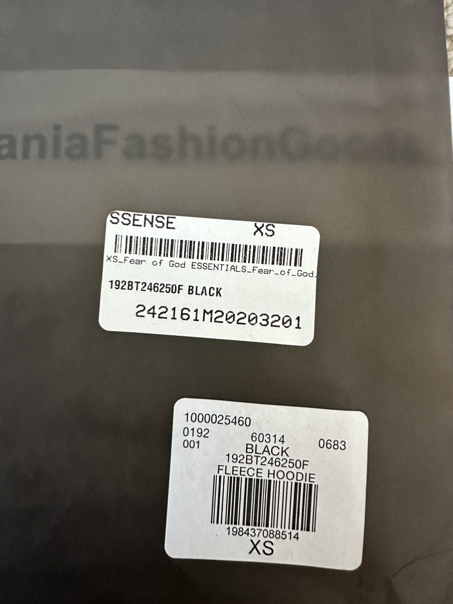 Essentials × Fear of God Fear of God Essentials Fleece Hoodie Black Size US XS / EU 42 / 0 - 9 Thumbnail
