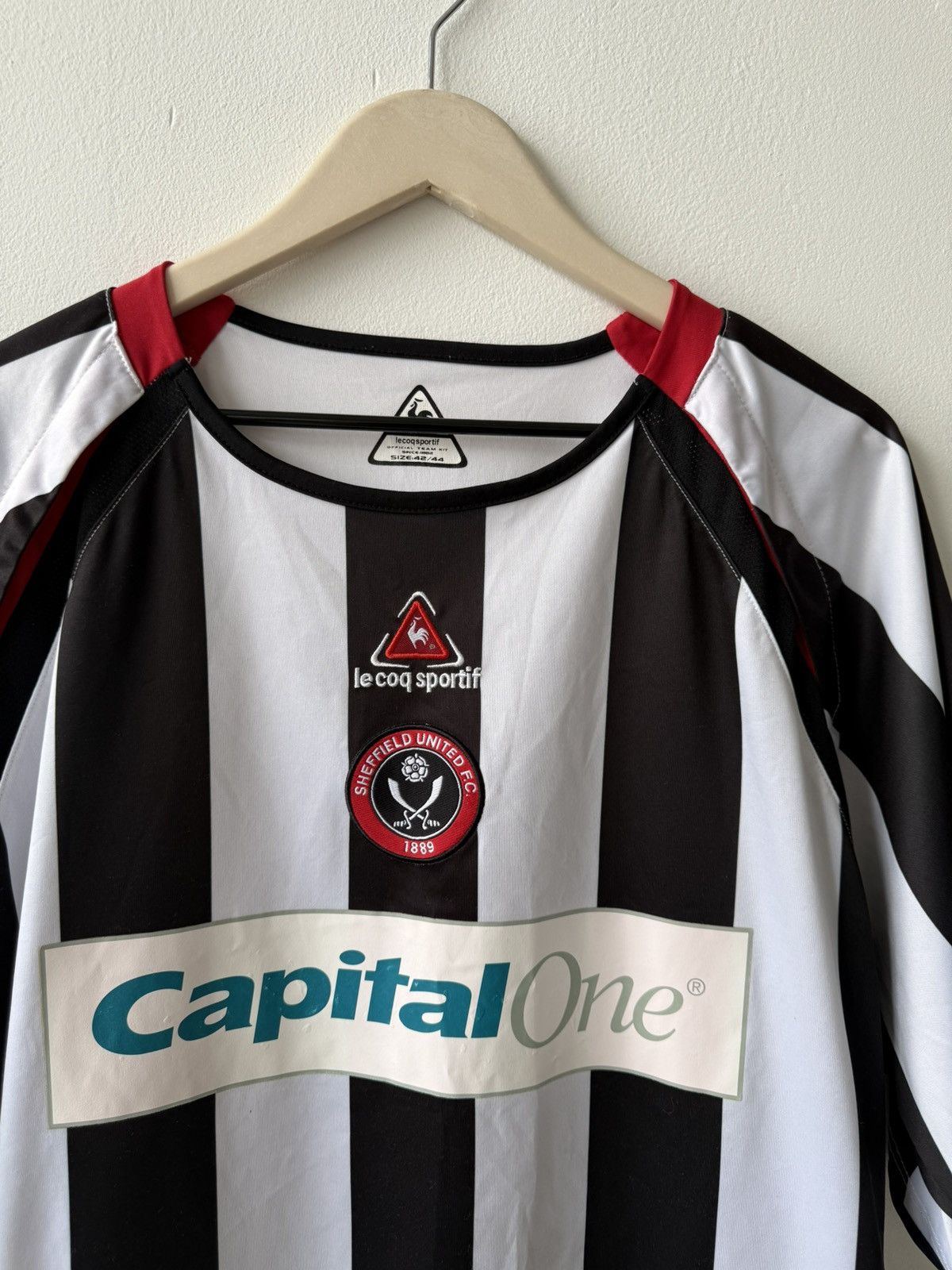 Le Coq Sportif × Vintage Le Coq Sportif Sheffield United 2005/2006 Away Jersey Size US L / EU 52-54 / 3 - 6 Thumbnail