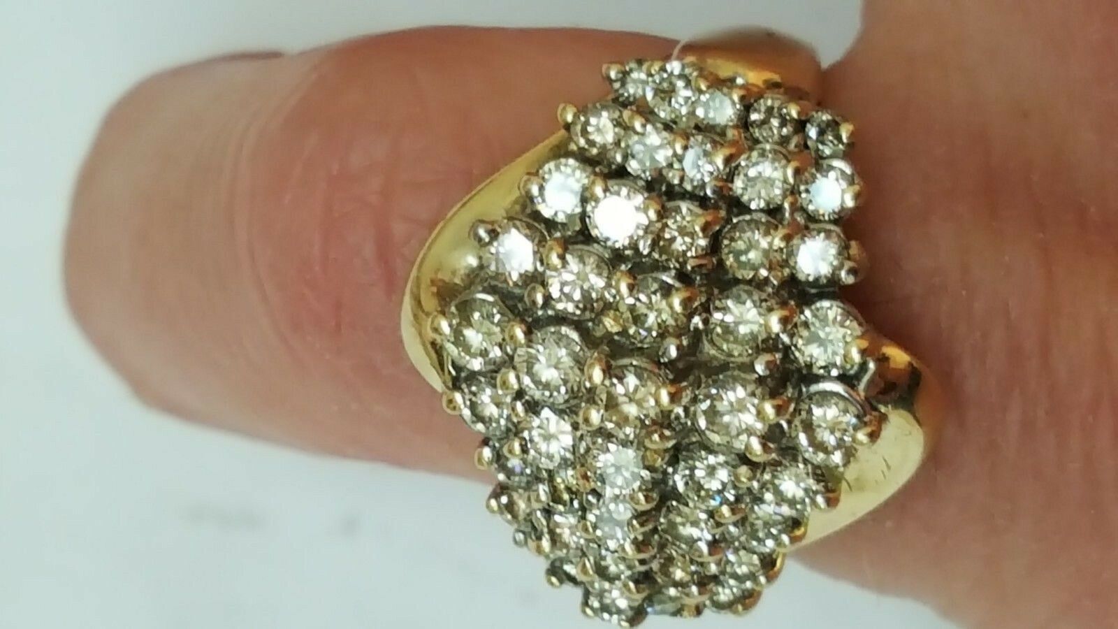 Other G.I.A. Certified! $4,868 10K Y/G 2.00ct Diamond Ring Size ONE SIZE - 3 Thumbnail