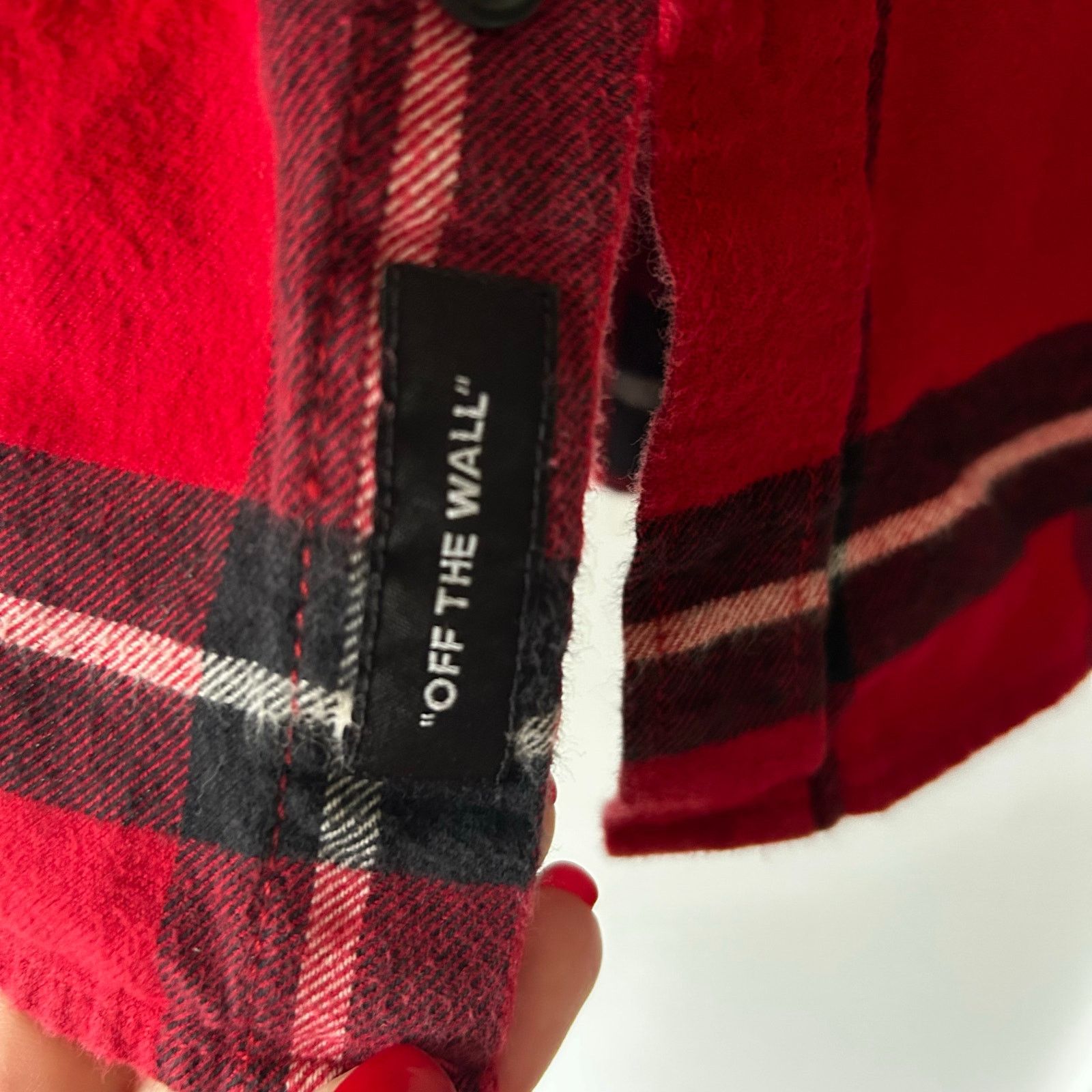 Vans Men’s VANS classic red button-down plaid shirt, size large Size US L / EU 52-54 / 3 - 5 Thumbnail
