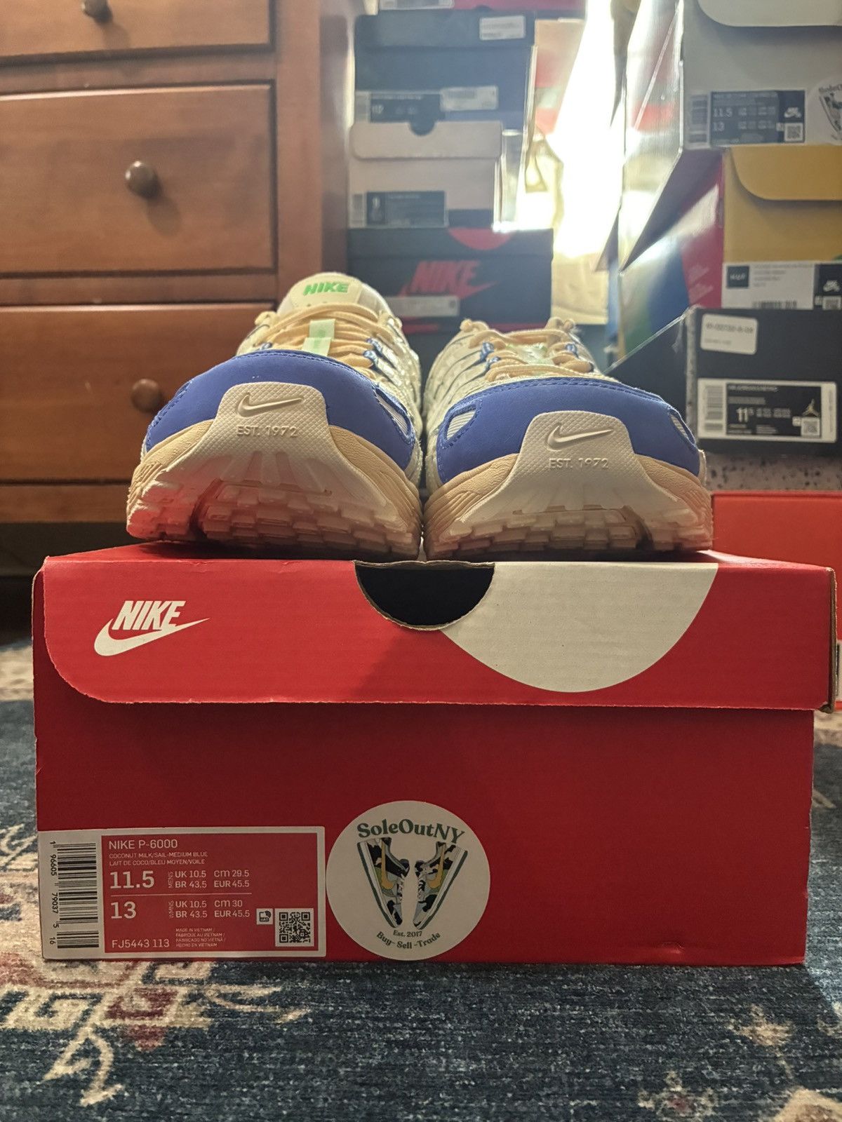 Nike Nike P-6000 Athletic Department SKU FJ5443-113 Brand New Size US 11.5 / EU 44-45 - 4 Thumbnail