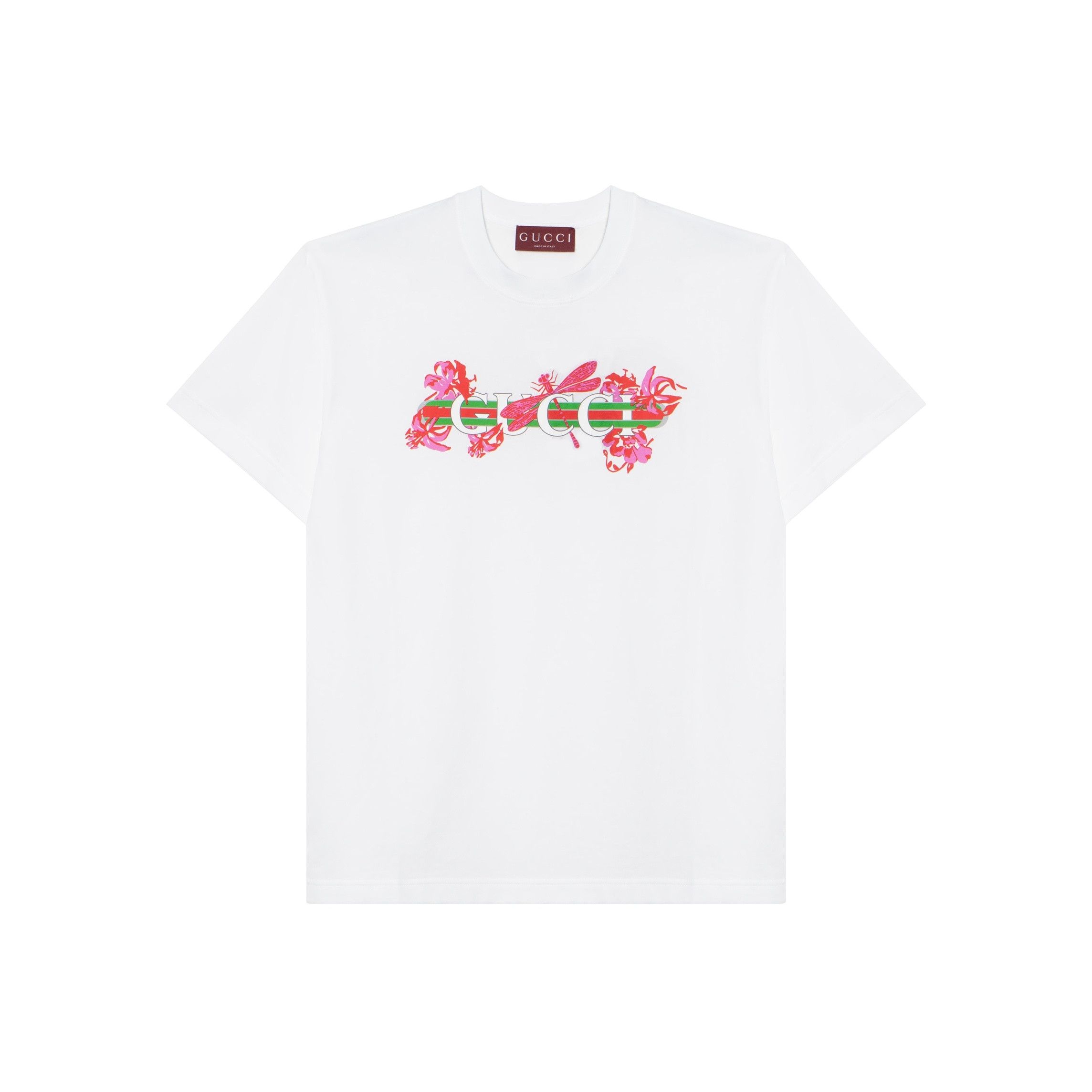 Gucci Gucci Floral Logo Graphic Short Sleeve T-Shirt L Size L / US 10 / IT 46 - 1 Thumbnail