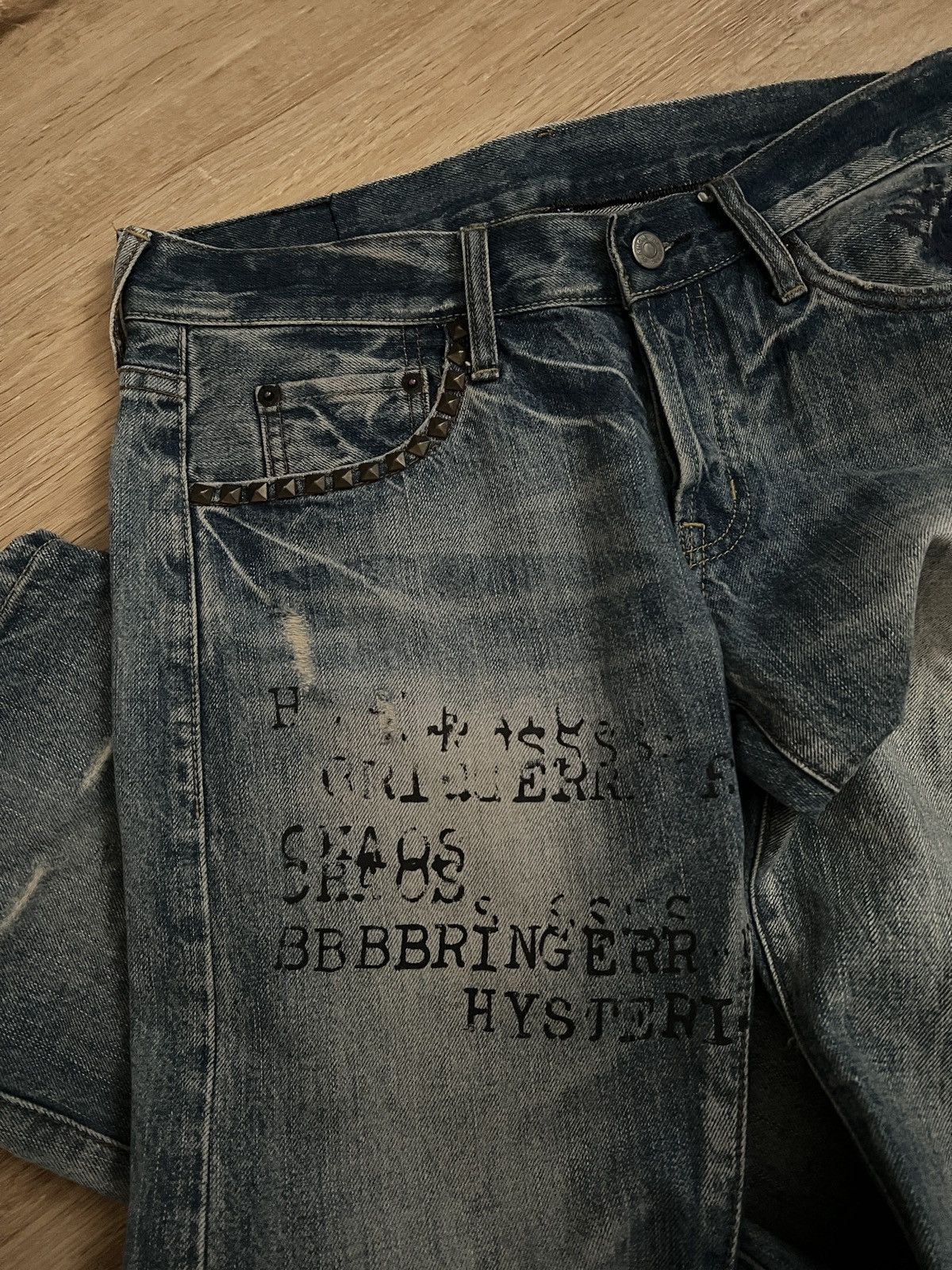 Hysteric Glamour Hysteric glamour studded jeans Size US 31 - 5 Thumbnail