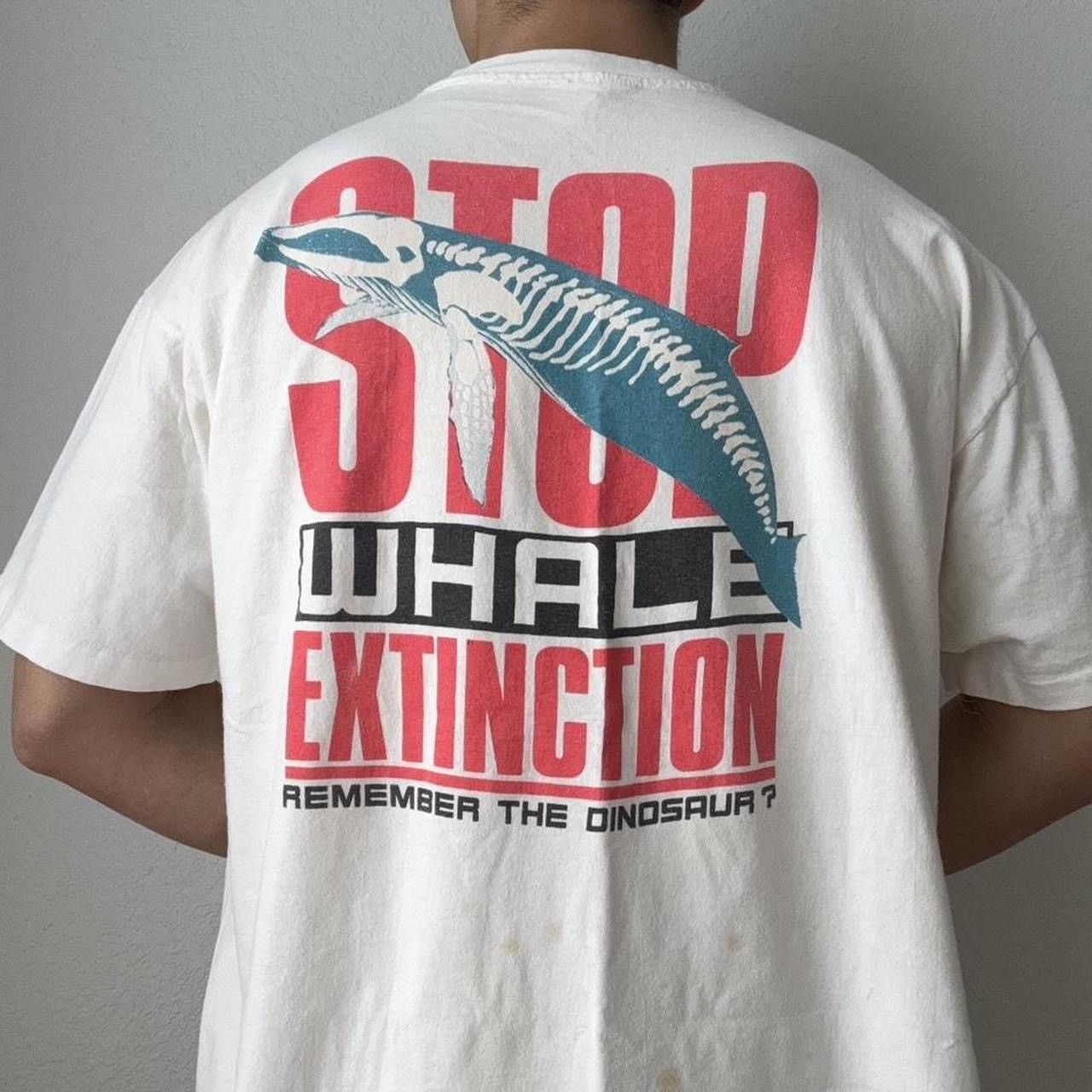 Vintage Vintage 1980s World Issue Environment Awareness Graphics Tee Size US XXL / EU 58 / 5 - 3 Thumbnail
