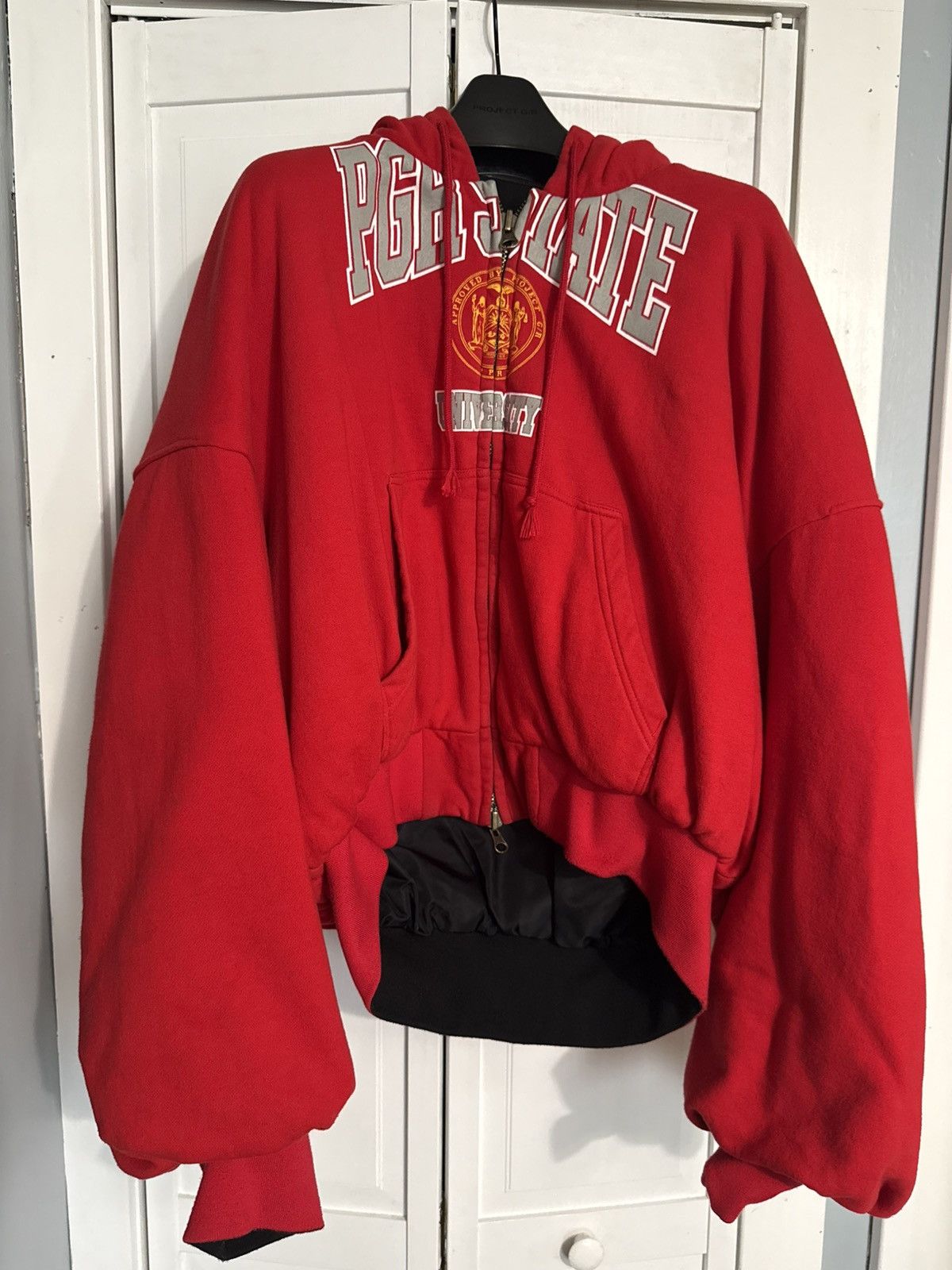 PROJECT G/R Project GR F/W 25' Reversible Hooded Bomber Jacket