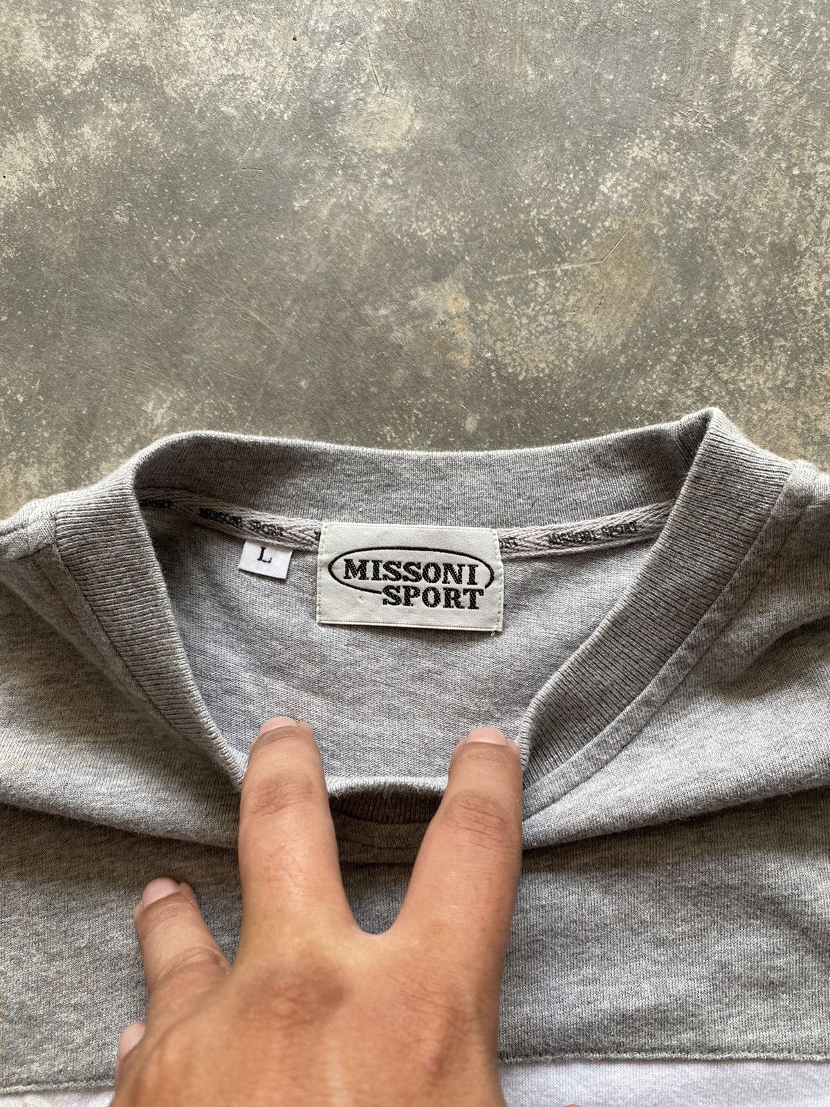 Missoni × Vintage MISSONI SPORT LOGO TEE Size US L / EU 52-54 / 3 - 3 Thumbnail