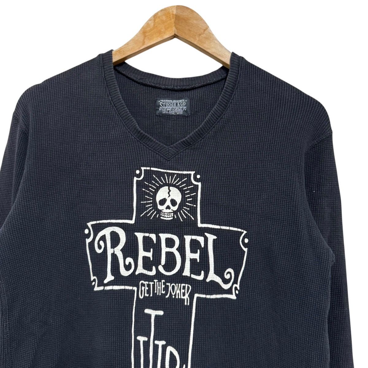 Seditionaries Rebel Joker Wild Rooster Waffle Longsleeve STOOGE&CO Size US M / EU 48-50 / 2 - 3 Thumbnail