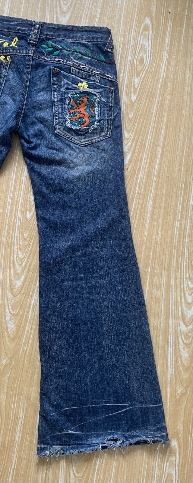 Beauty Beast × Le Grande Bleu (L.G.B.) 🔥 Drive Jeans Flare Denim Pants Size US 30 / EU 46 - 14 Thumbnail