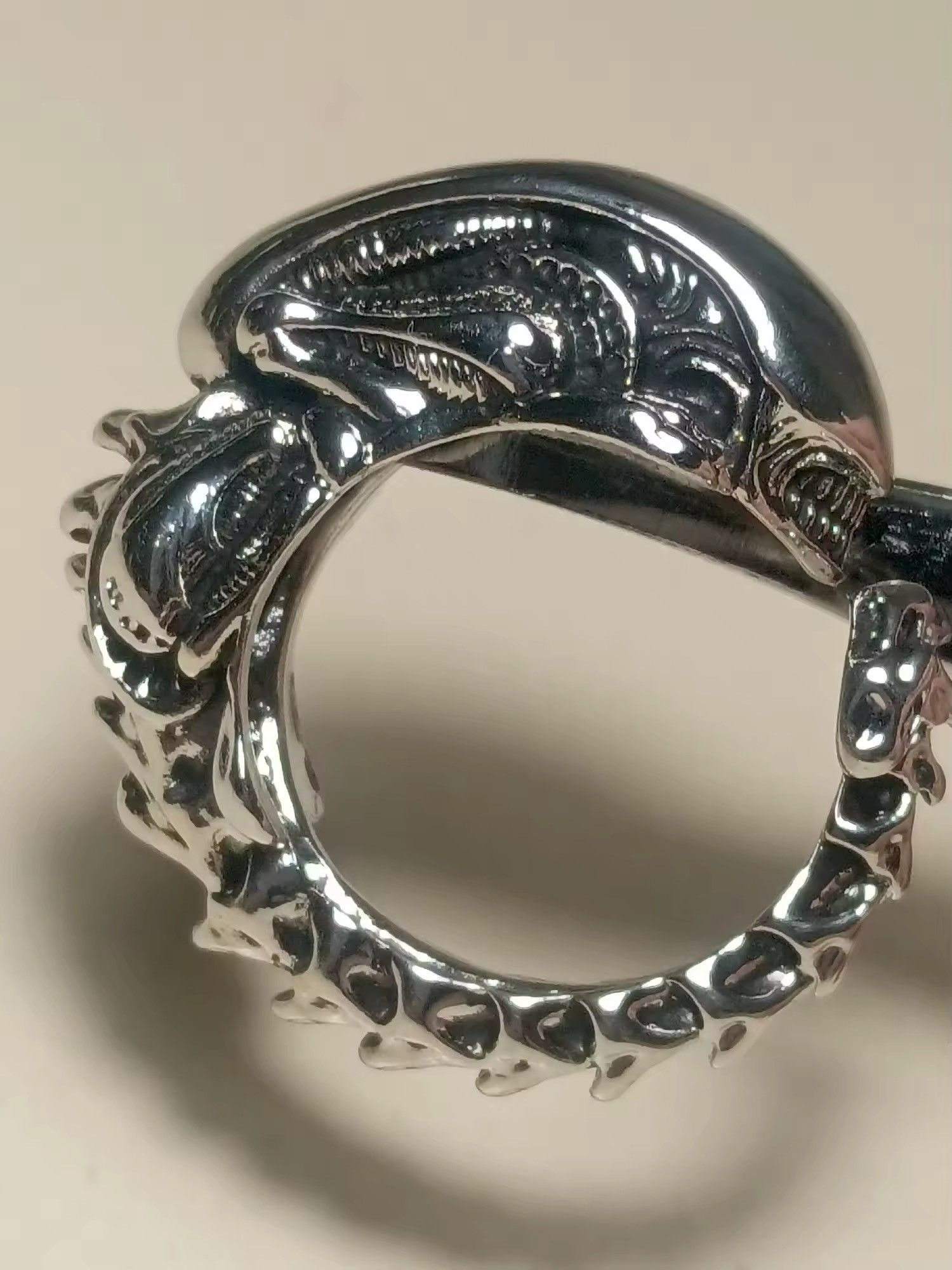 Other Retro Skull Alien Resizeable Ring Size ONE SIZE - 7 Thumbnail