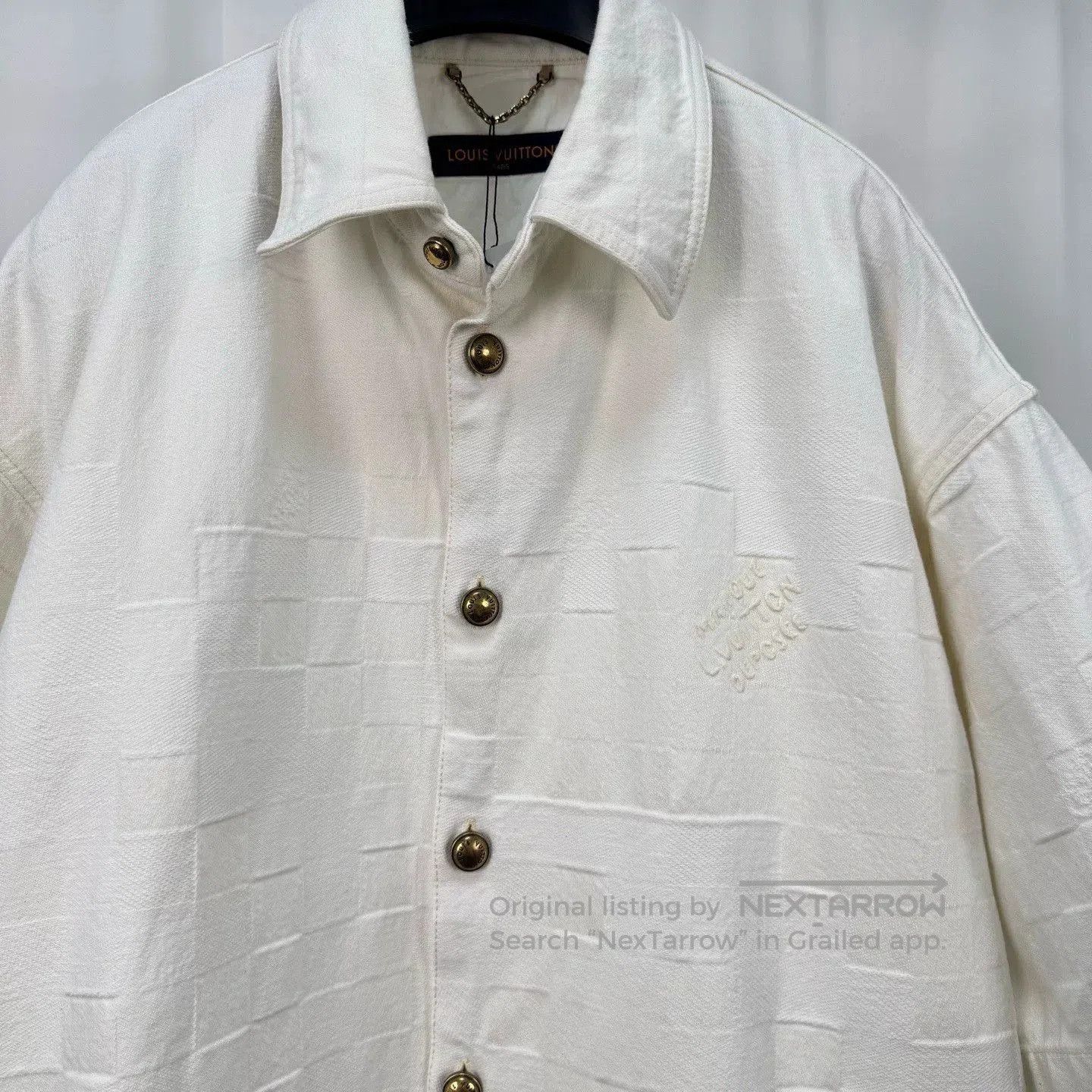Louis Vuitton louis vuitton embroidered denim shirt collaboration. Size US XL / EU 56 / 4 - 3 Thumbnail