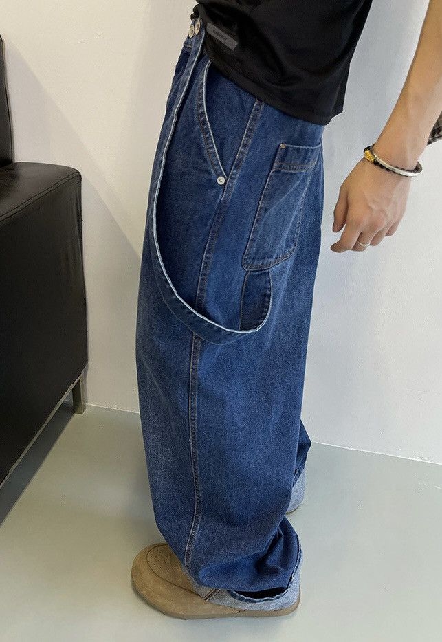 Japanese Brand × Vintage Retro punk cleanfit washed loose fit baggy jeans pants Size US 29 - 2 Thumbnail