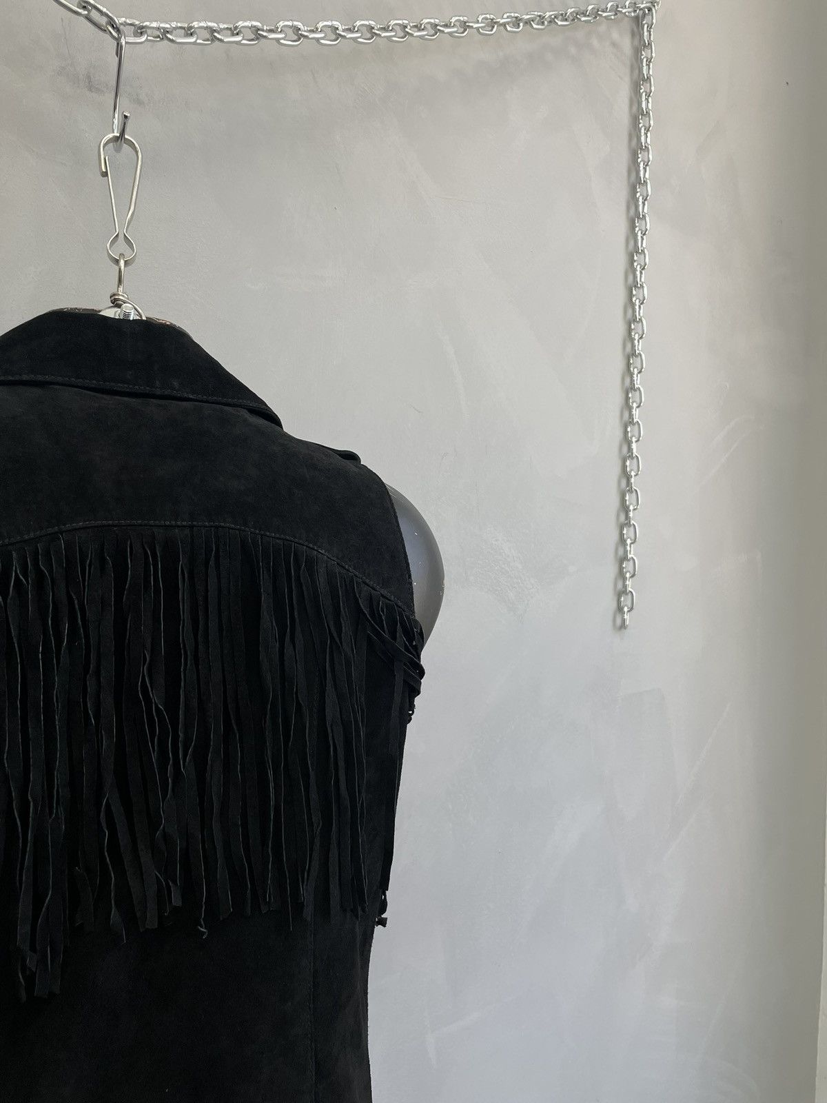 14th Addiction Hysteric glamour black vest y2k suede leather y2k Size S / US 4 / IT 40 - 12 Thumbnail