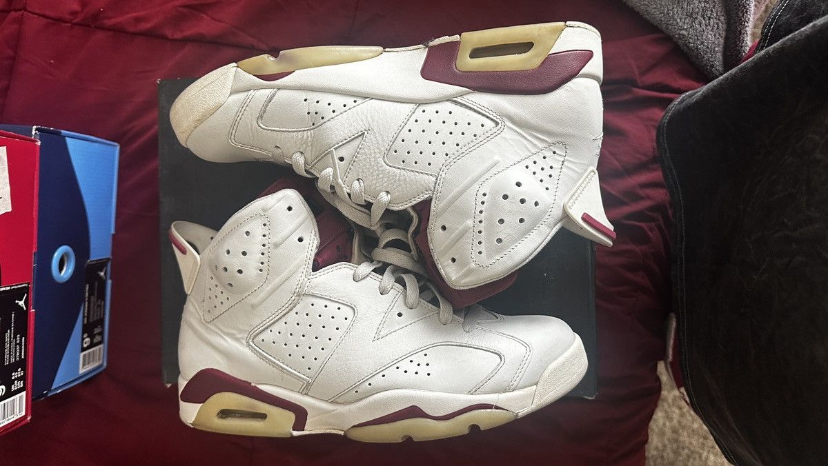 Jordan Brand Jordan 6 Maroon Size US 9.5 / EU 42-43 - 4 Thumbnail
