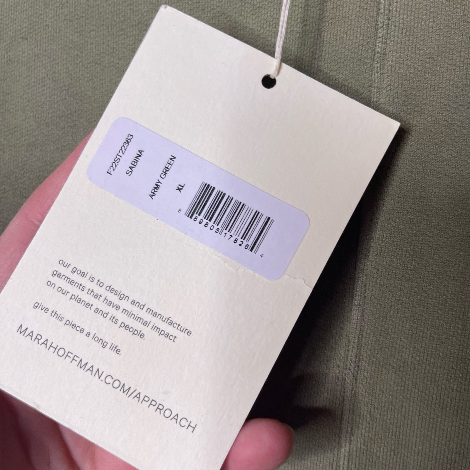 Mara Hoffman NWT MARA HOFFMAN Sabina Cotton-blend Jumpsuit In Green sz XL Size 32" / US 10 / IT 46 - 12 Thumbnail