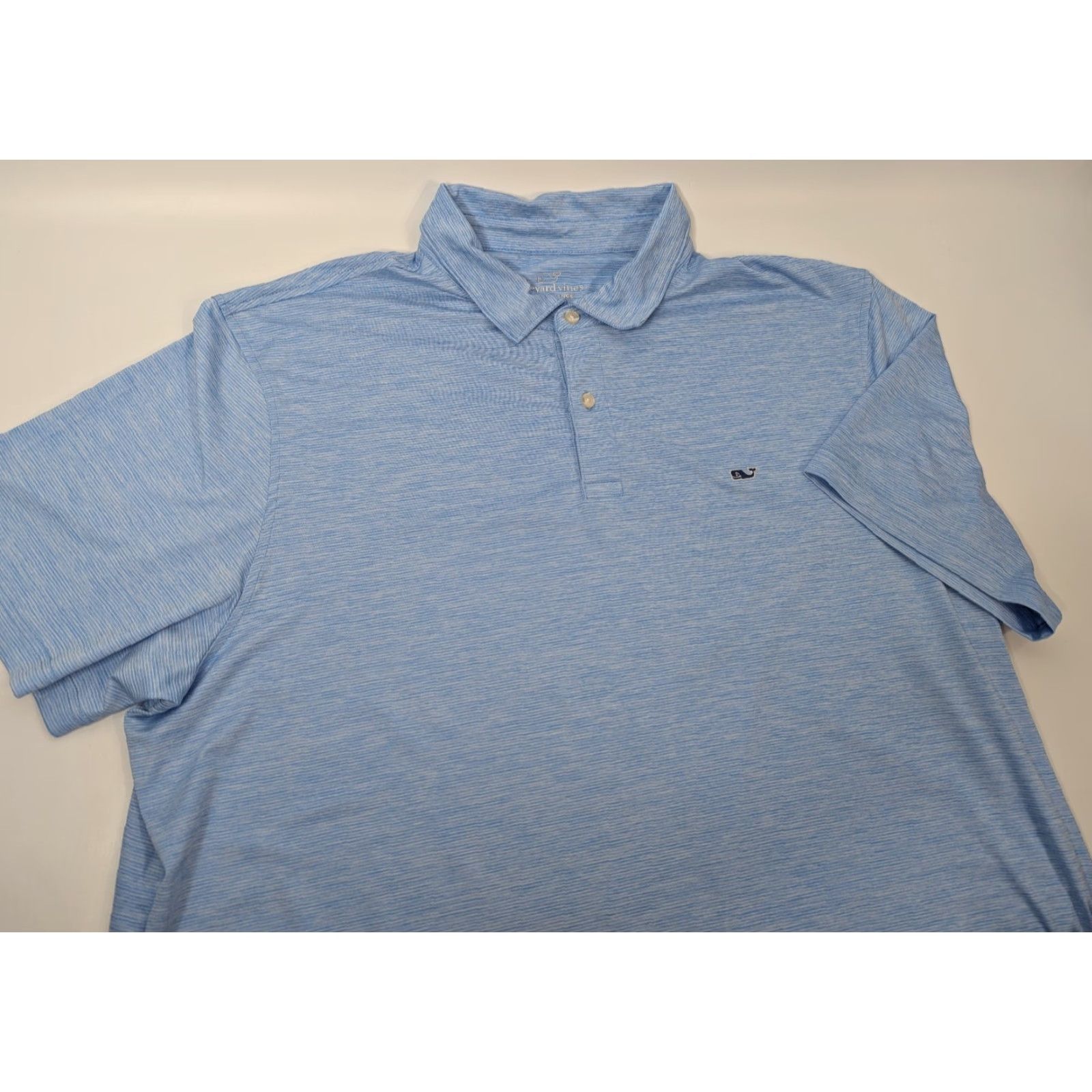 Vineyard Vines Vineyard Vines Performance Polo Shirt Men 2XL Blue White Striped Golf Preppy Shirt Polo Size US XXL / EU 58 / 5 - 3 Thumbnail