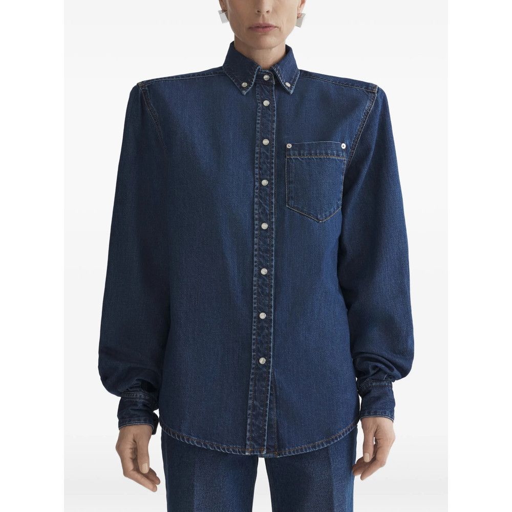 Mugler Mugler BLUE Tops - Shirts Size S / US 4 / IT 40 - 1 Thumbnail
