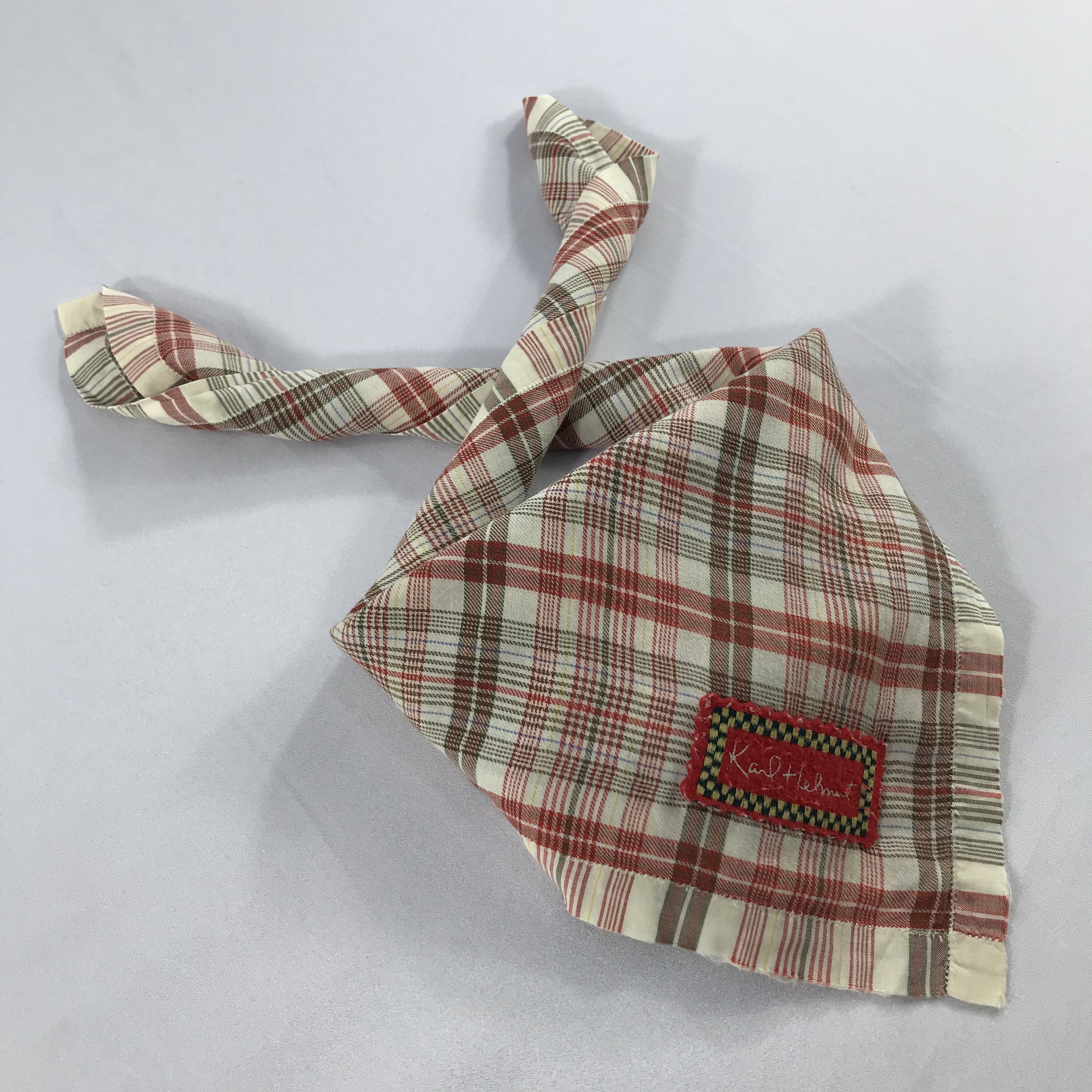 Karl Helmut × Vintage Karl Helmut Bandana / Handkerchief / Neckerchief - S2482 Size ONE SIZE - 4 Thumbnail