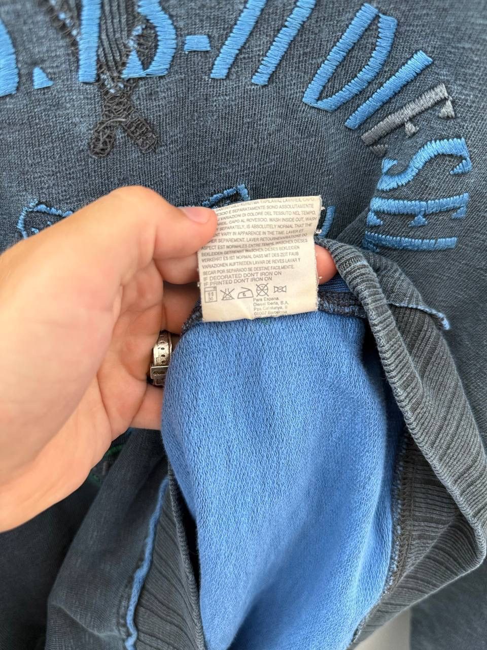Diesel Vintage 90s Diesel Sweatshirt Size US L / EU 52-54 / 3 - 7 Thumbnail