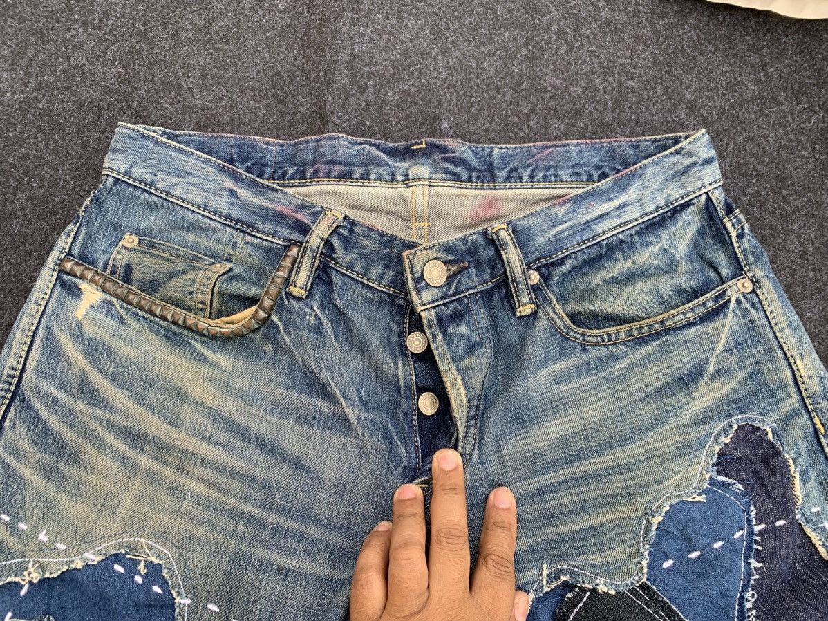 Hysteric Glamour Vintage Hysteric Glamour Patchwork Denim –Made in Japan 🇯🇵 Size US 32 / EU 48 - 6 Thumbnail