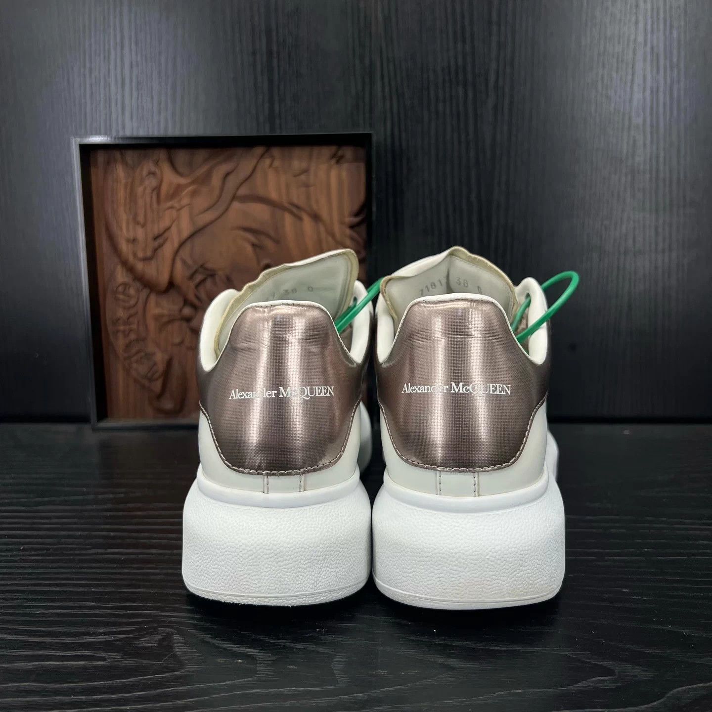 Alexander McQueen McQueen 38 Color Blocked Pink White Silver Shoes Size US 7.5 / IT 37.5 - 3 Thumbnail