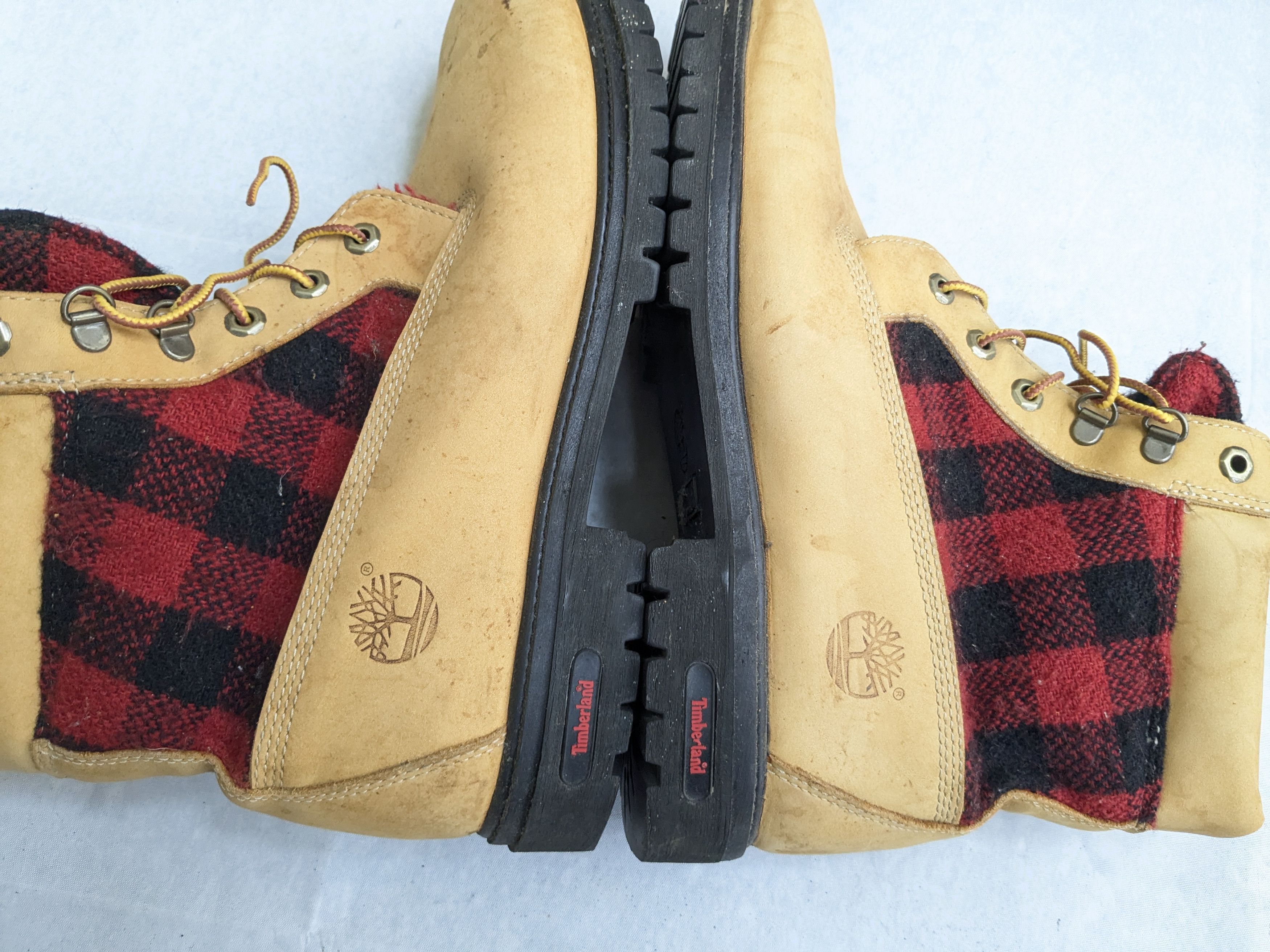Timberland Timberland Boots 12 Tan Wheat Buffalo Plaid Size US 12 / EU 45 - 11 Thumbnail