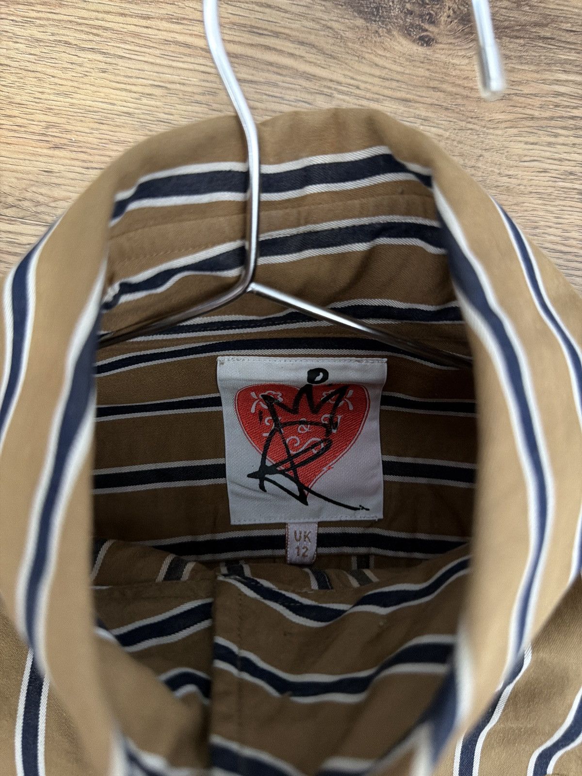Vivienne Westwood Vivienne Westwood Striped Blouse w Exaggerated Cuffs/Neck Size M / US 6-8 / IT 42-44 - 6 Thumbnail