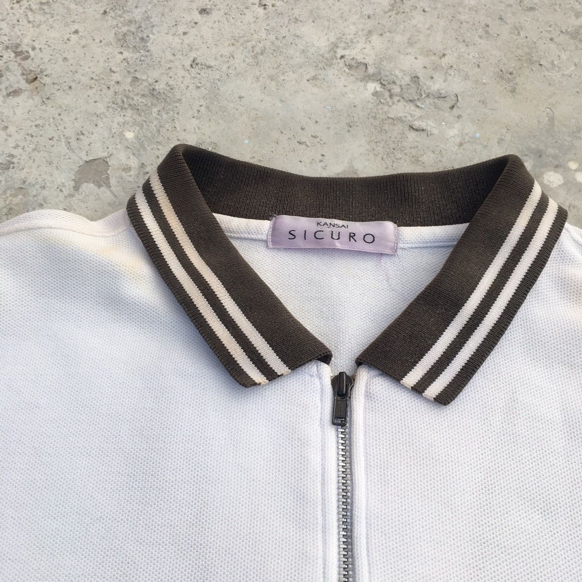 Japanese Brand × Kansai Yamamoto × Vintage Vintage KANSAI MAN SICURO Polo Tee Size US M / EU 48-50 / 2 - 6 Thumbnail