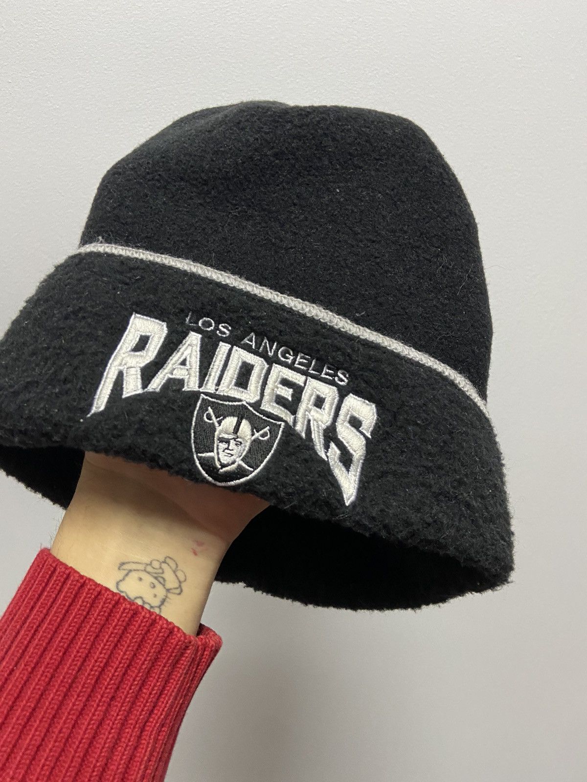 Vintage Raiders Los Angeles logo fleece vintage skate Size ONE SIZE - 2 Thumbnail
