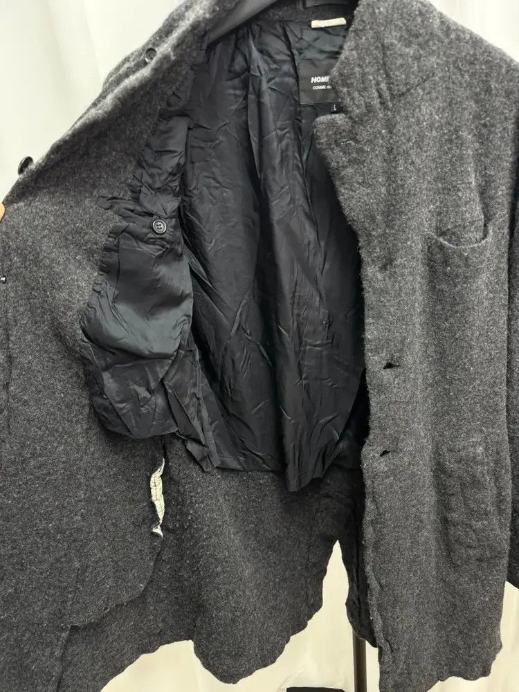Comme des Garcons Comme Des Garcons Homme Deux Wool Coat Size US L / EU 52-54 / 3 - 6 Thumbnail