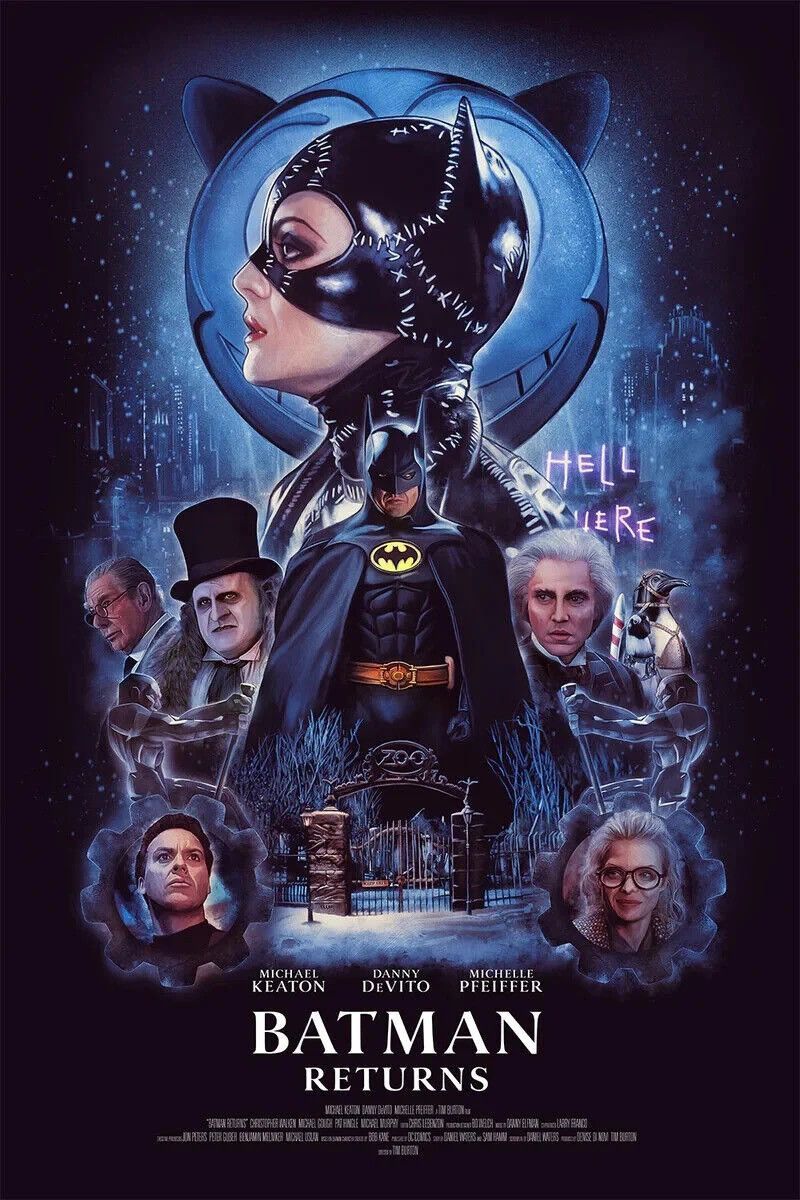 Vintage Vintage 1992 Batman Returns Tim Burton Tee | Grailed