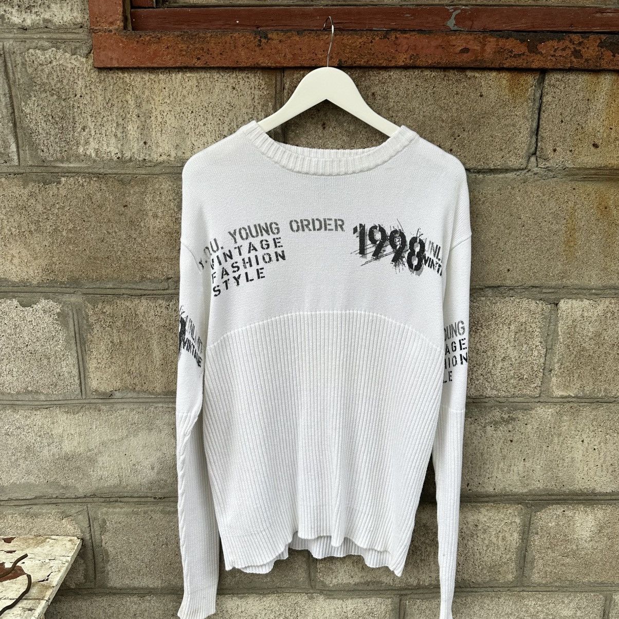 Le Grande Bleu (L.G.B.) VTG Knit Sweater Archival Grunge Size M - L 00s USA Grunge Size US L / EU 52-54 / 3 - 1 Thumbnail