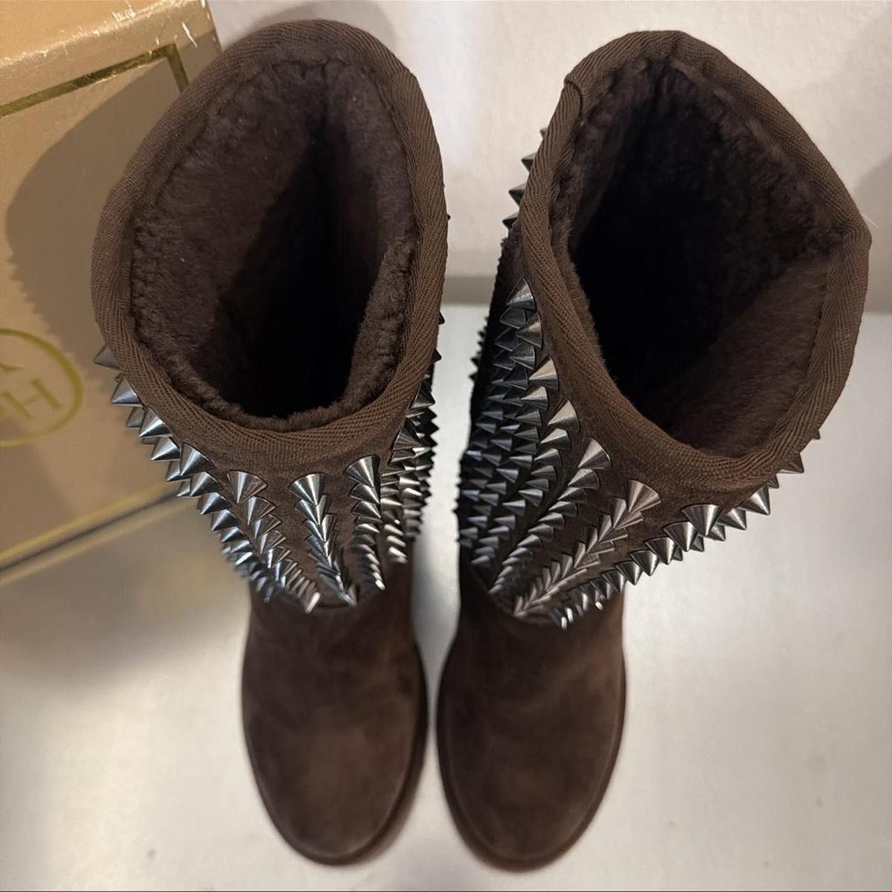 ASH ASH Rare Suede Spike Wedge UGG Boots Size US 5 / IT 35 - 4 Thumbnail